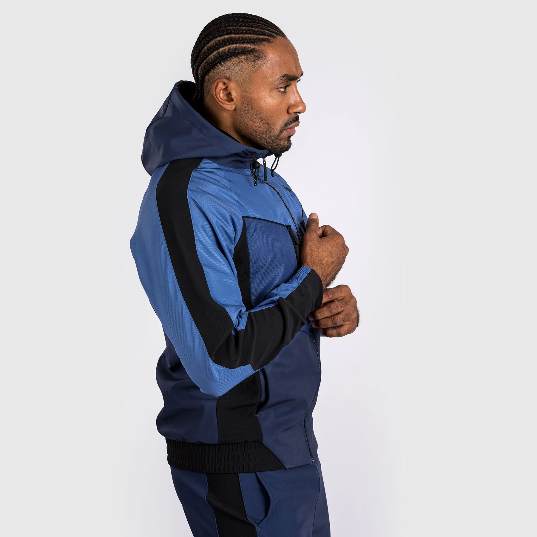 Venum Laser 3.0  Track Jacket - Negro/Azul - Image 5