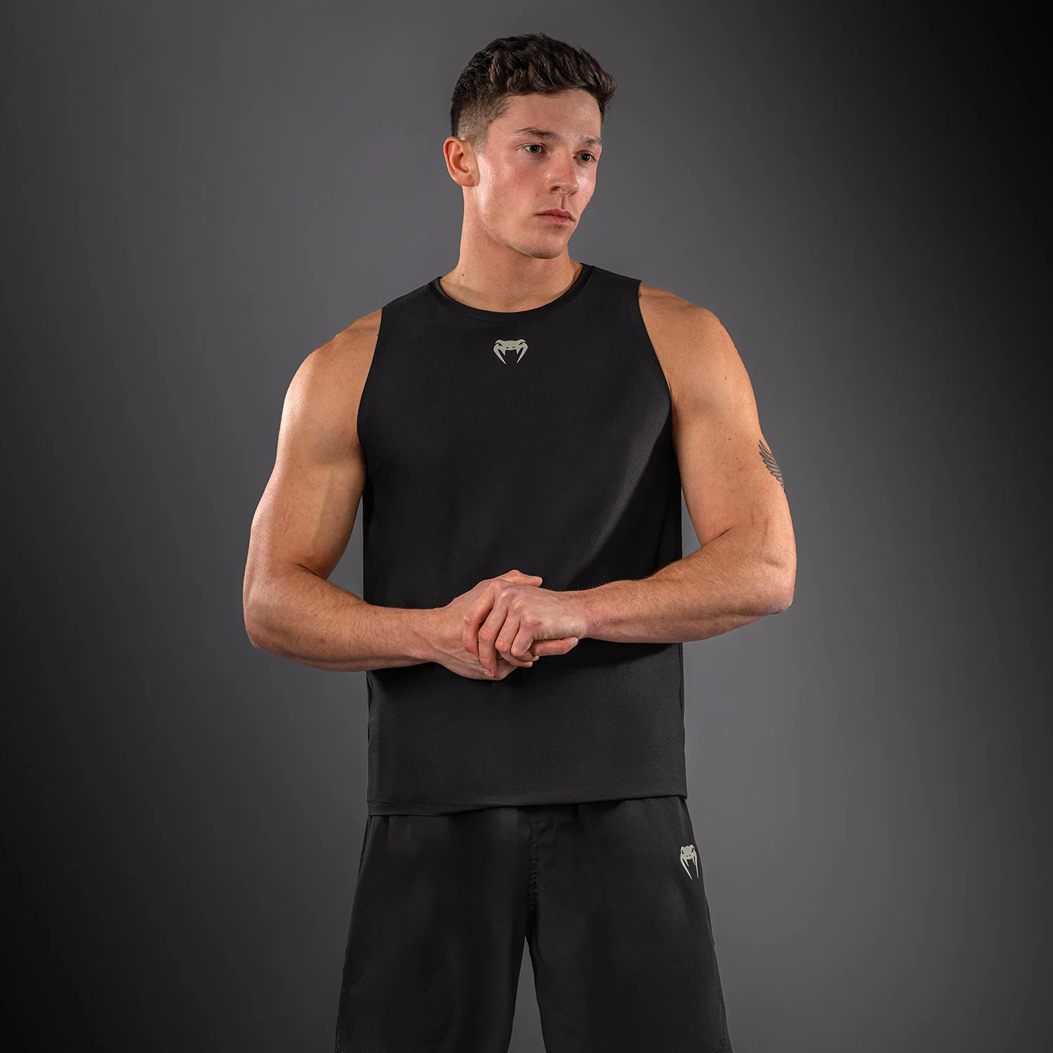 Venum Lazer Camiseta de Tirantes - Negro/Gris - Image 2