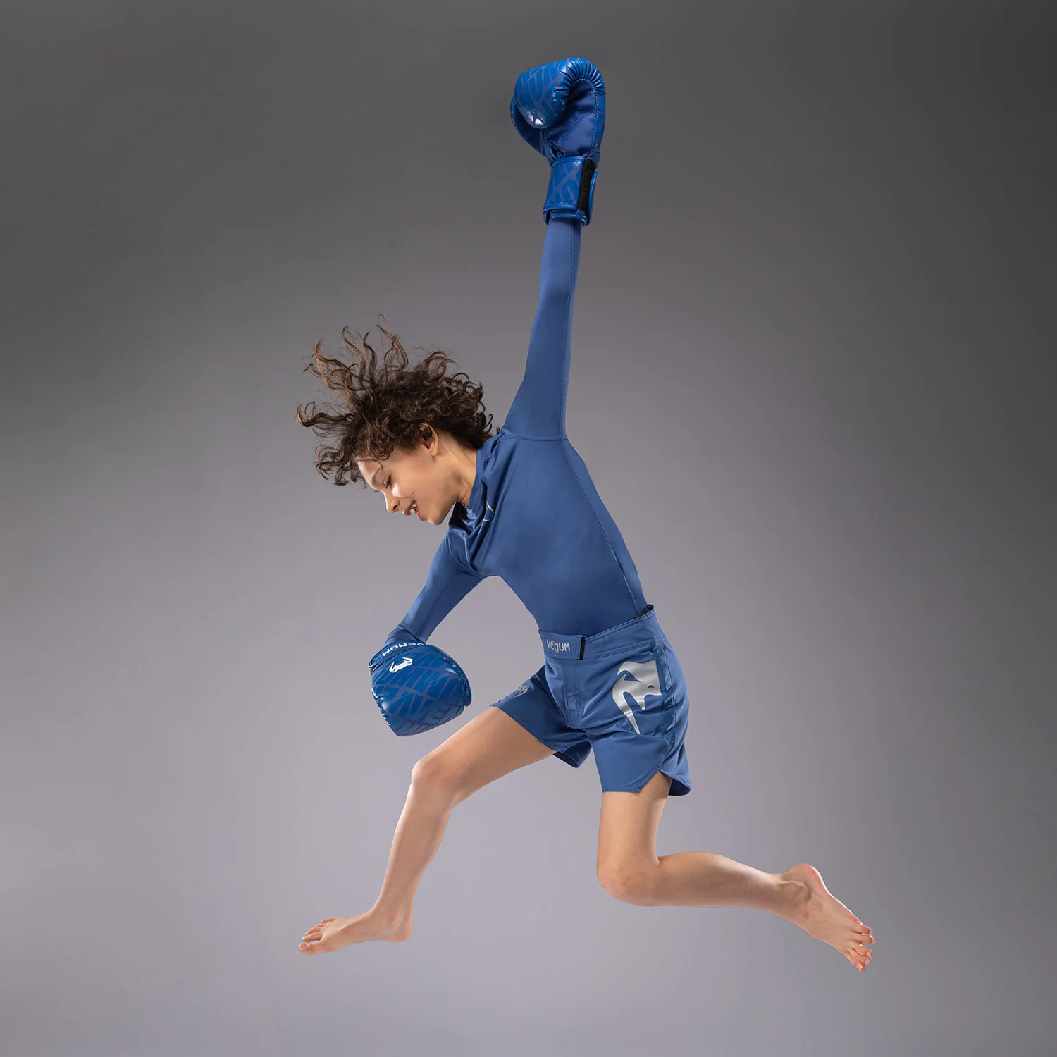 Venum Light Pantalón corto infantil Fight - Azul real - Image 4