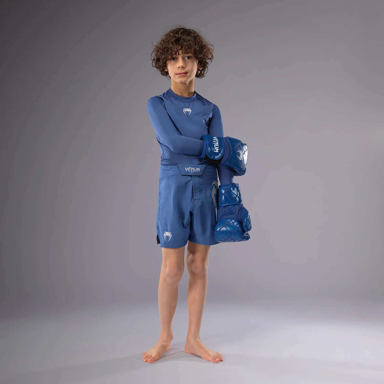 Venum Light Pantalón corto infantil Fight - Azul real - Image 5