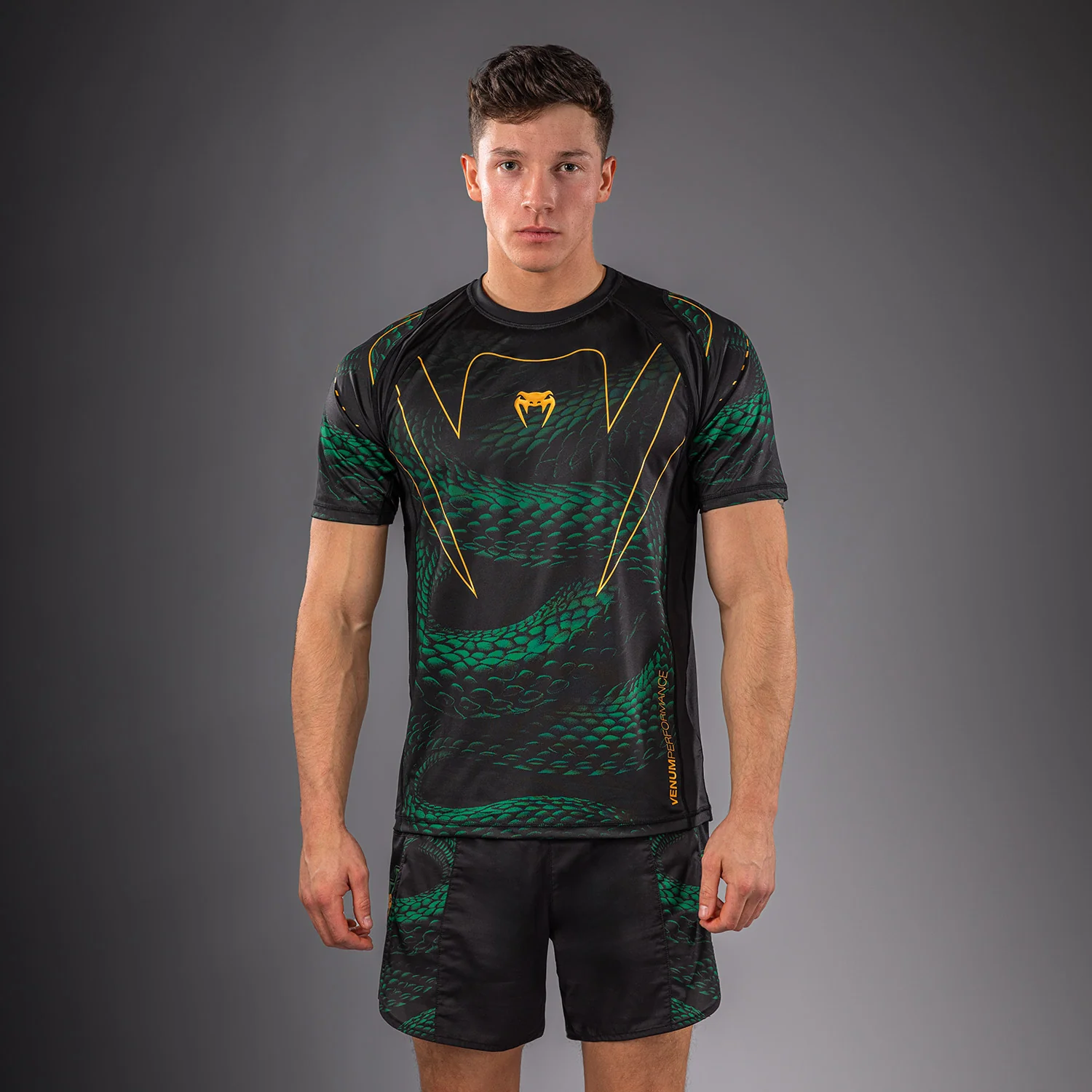 Venum Matupa Camiseta Dry Tech - Negro/Verde/Oro