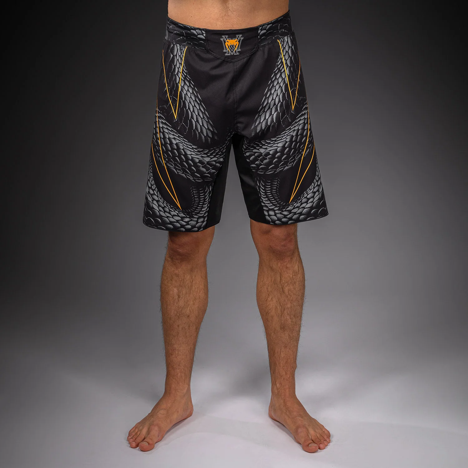 Venum Matupa Short de Combate - Negro/Gris/Oro