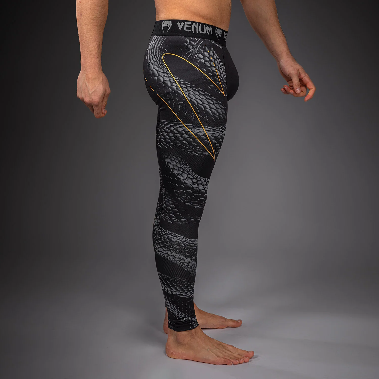 Venum Matupa Spats - Negro/Gris/Oro - Image 3
