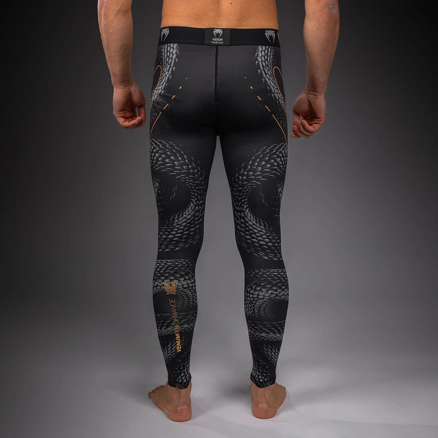 Venum Matupa Spats - Negro/Gris/Oro - Image 4