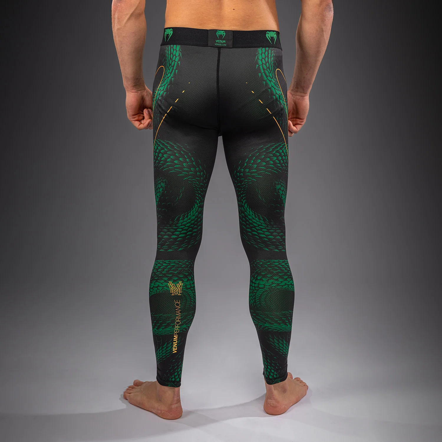 Venum Matupa Spats - Negro/Verde/Oro - Image 4