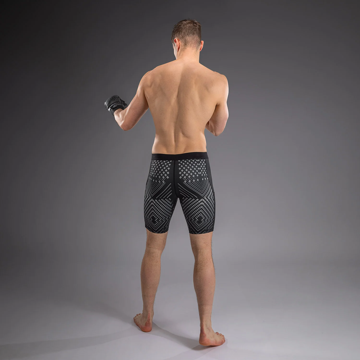 Venum Midnight Fury Short de Compresión – Negro/Gris/Plata - Image 5