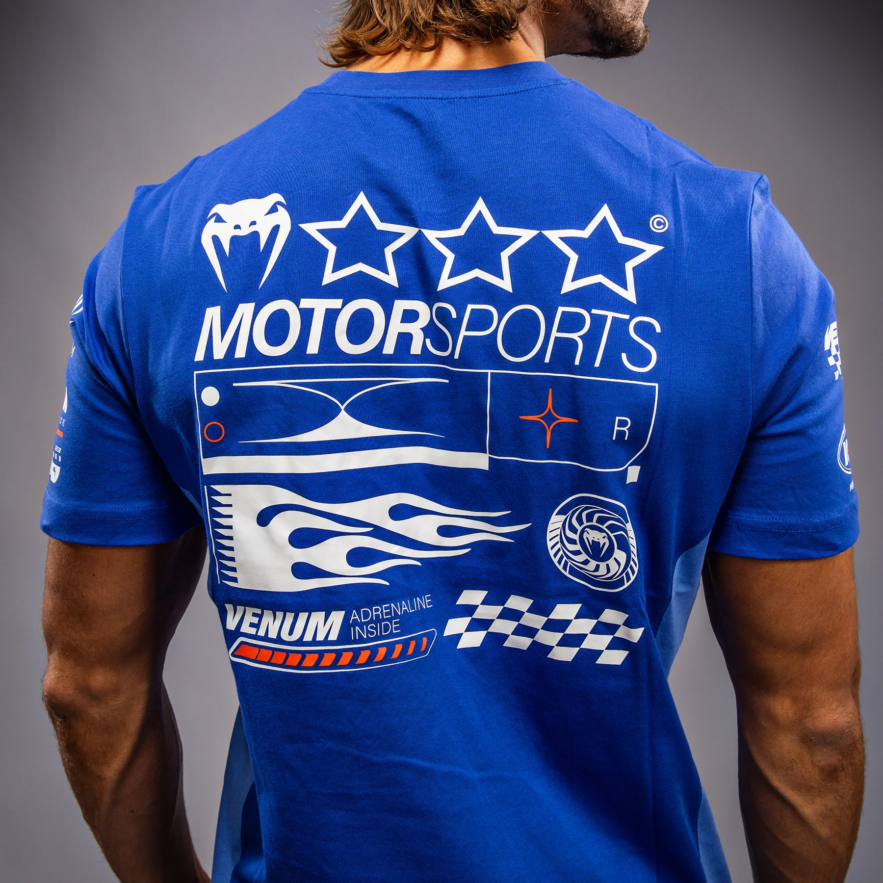 Venum Motorsport Camiseta - Azul Real - Image 11