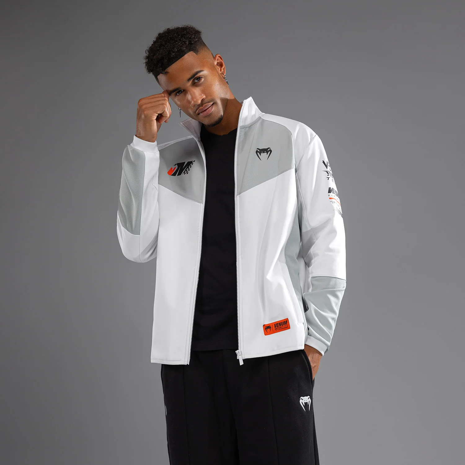 Venum Motorsport Chaqueta Softshell - Blanco Nieve