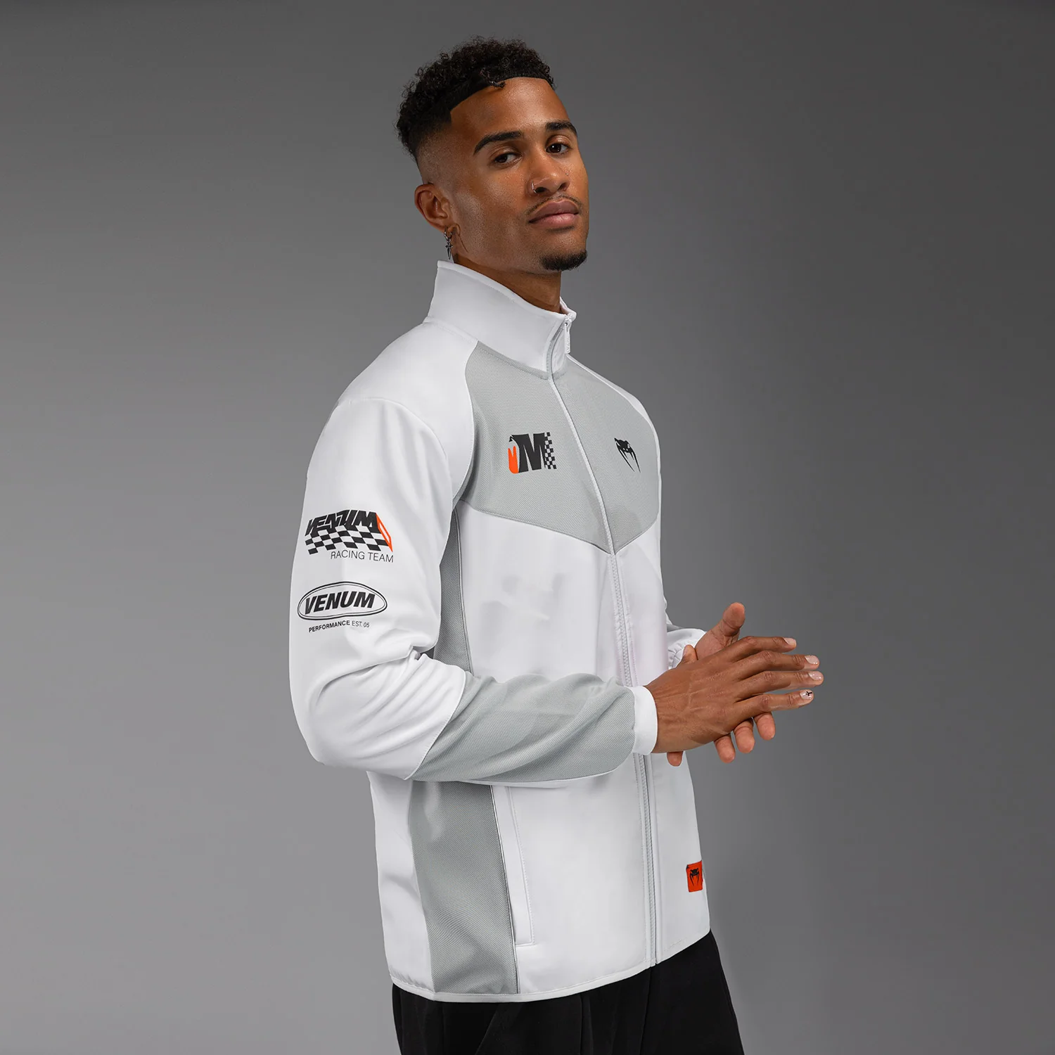 Venum Motorsport Chaqueta Softshell - Blanco Nieve - Image 4