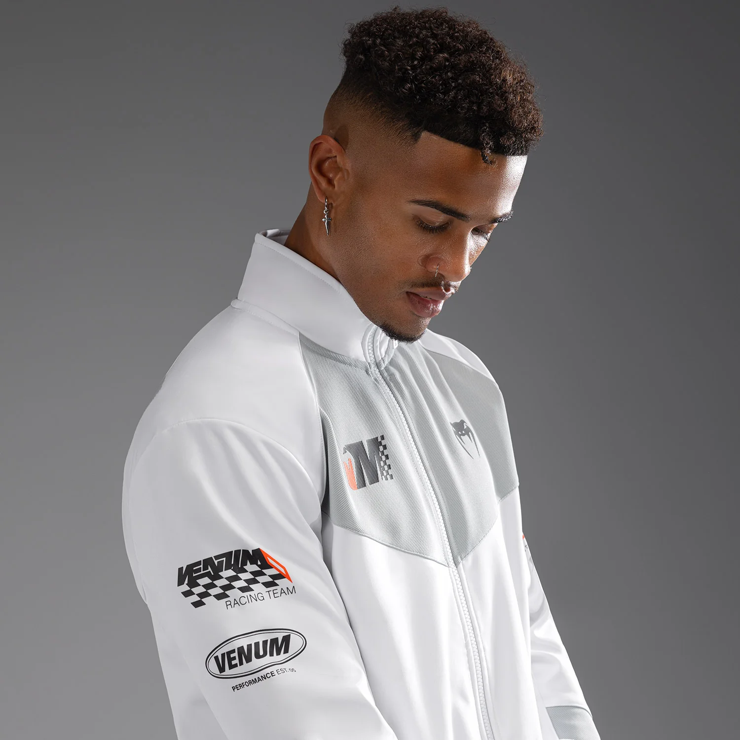Venum Motorsport Chaqueta Softshell - Blanco Nieve - Image 5