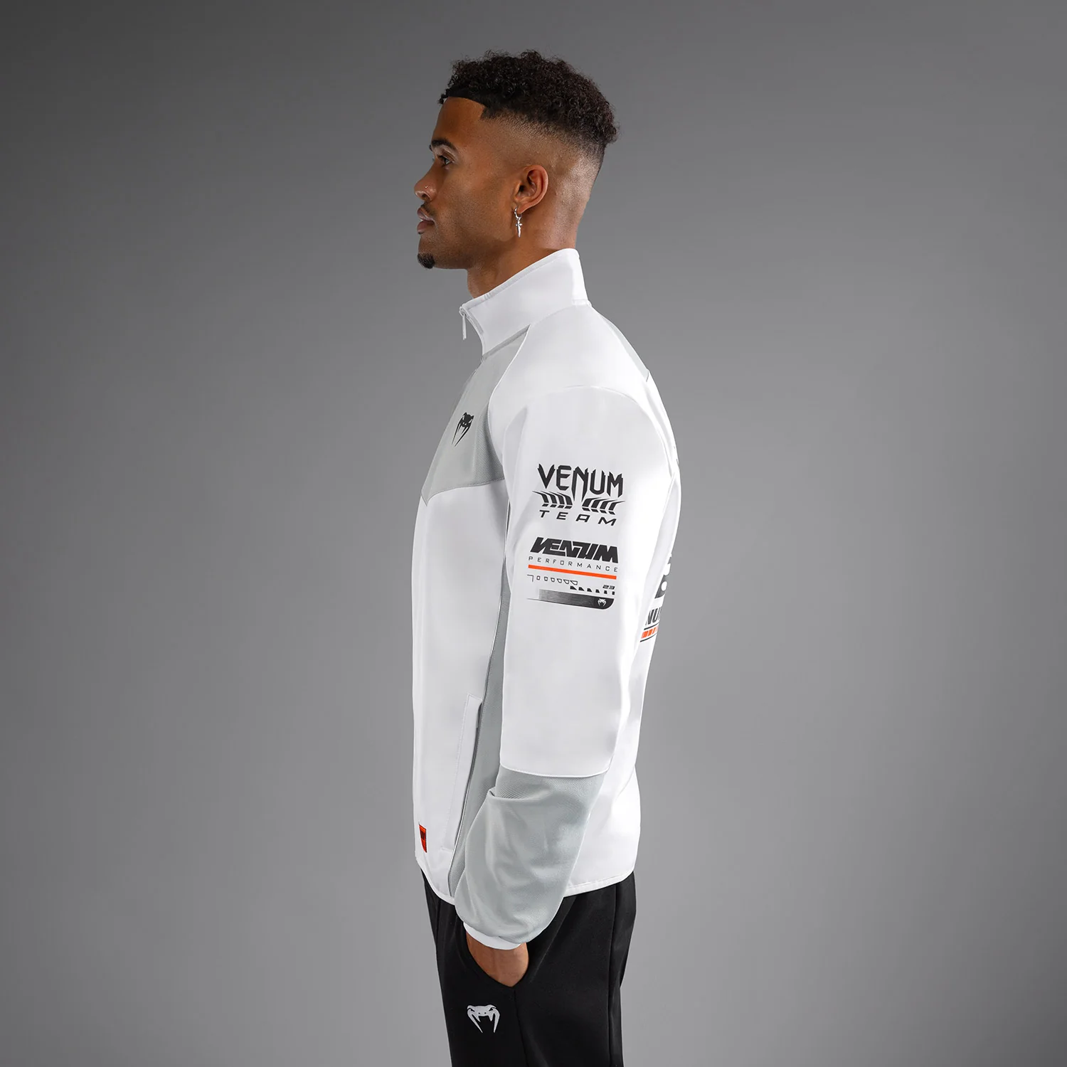 Venum Motorsport Chaqueta Softshell - Blanco Nieve - Image 7