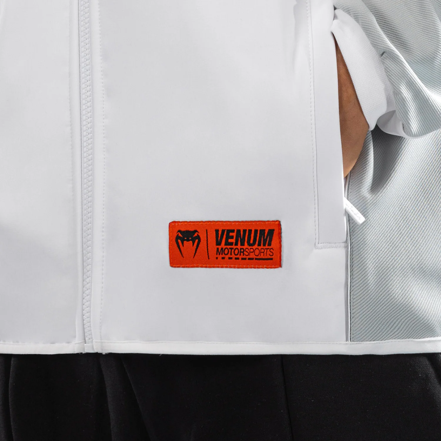 Venum Motorsport Chaqueta Softshell - Blanco Nieve - Image 8