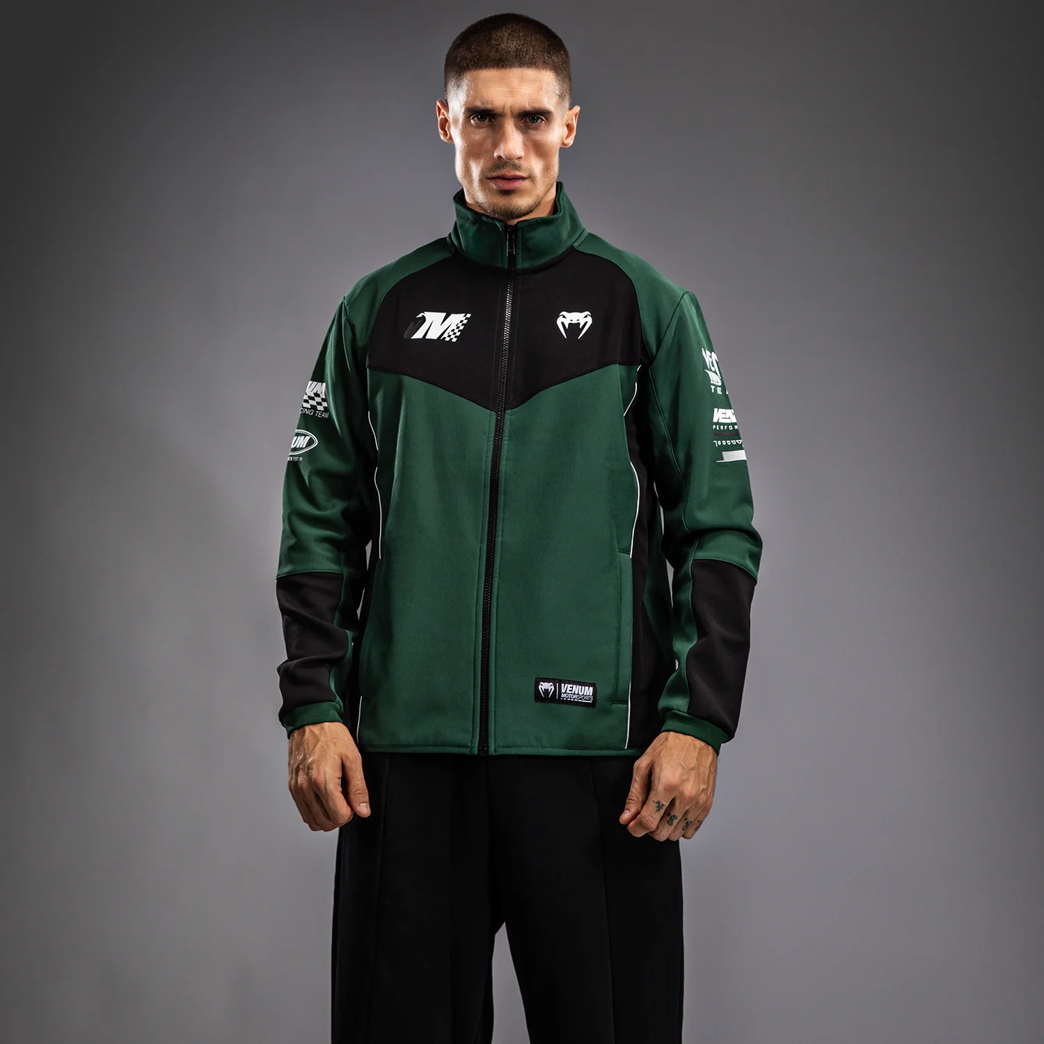 Venum Motorsport Chaqueta Softshell - Bosque Profundo - Image 2