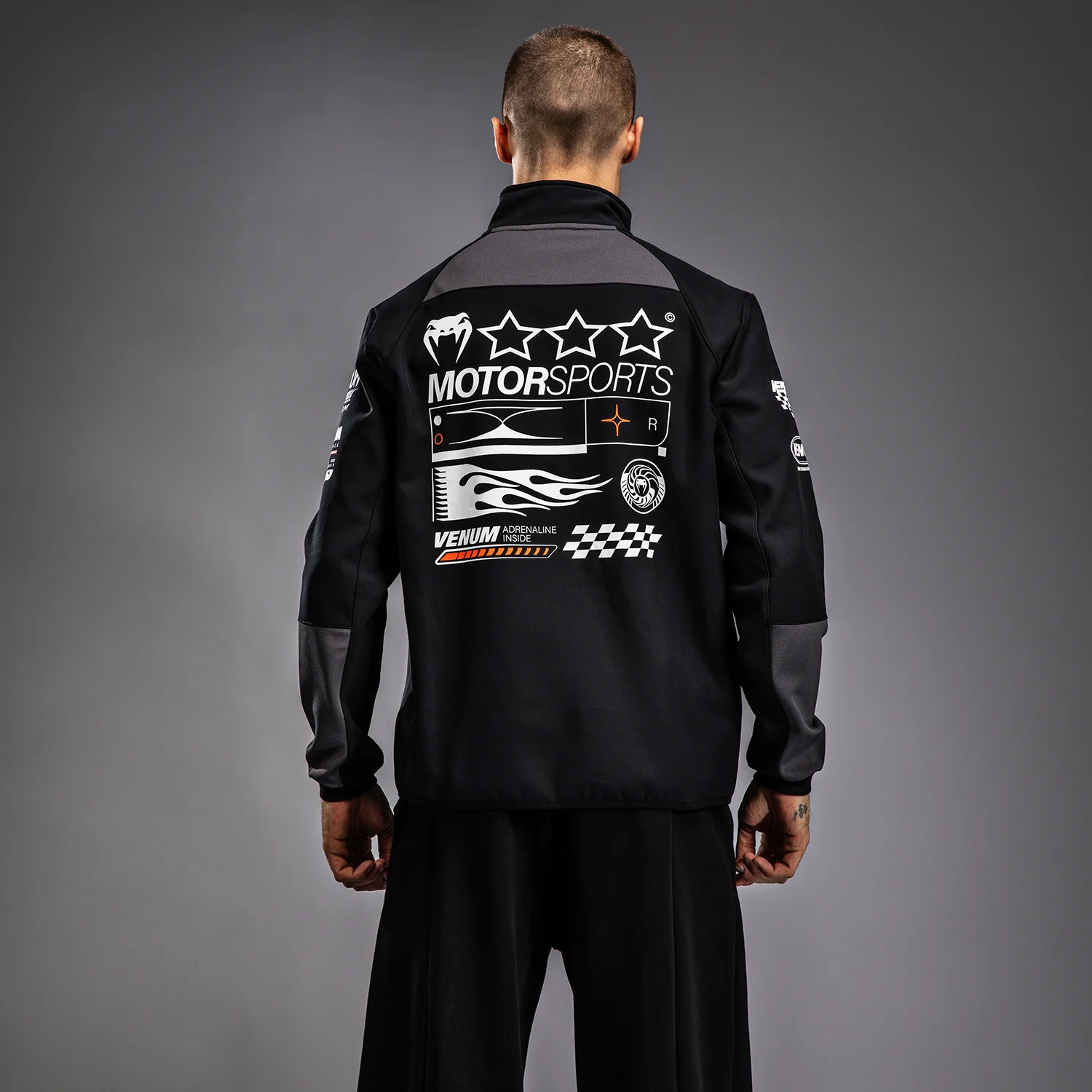 Venum Motorsport Chaqueta Softshell - Negro Profundo - Image 2