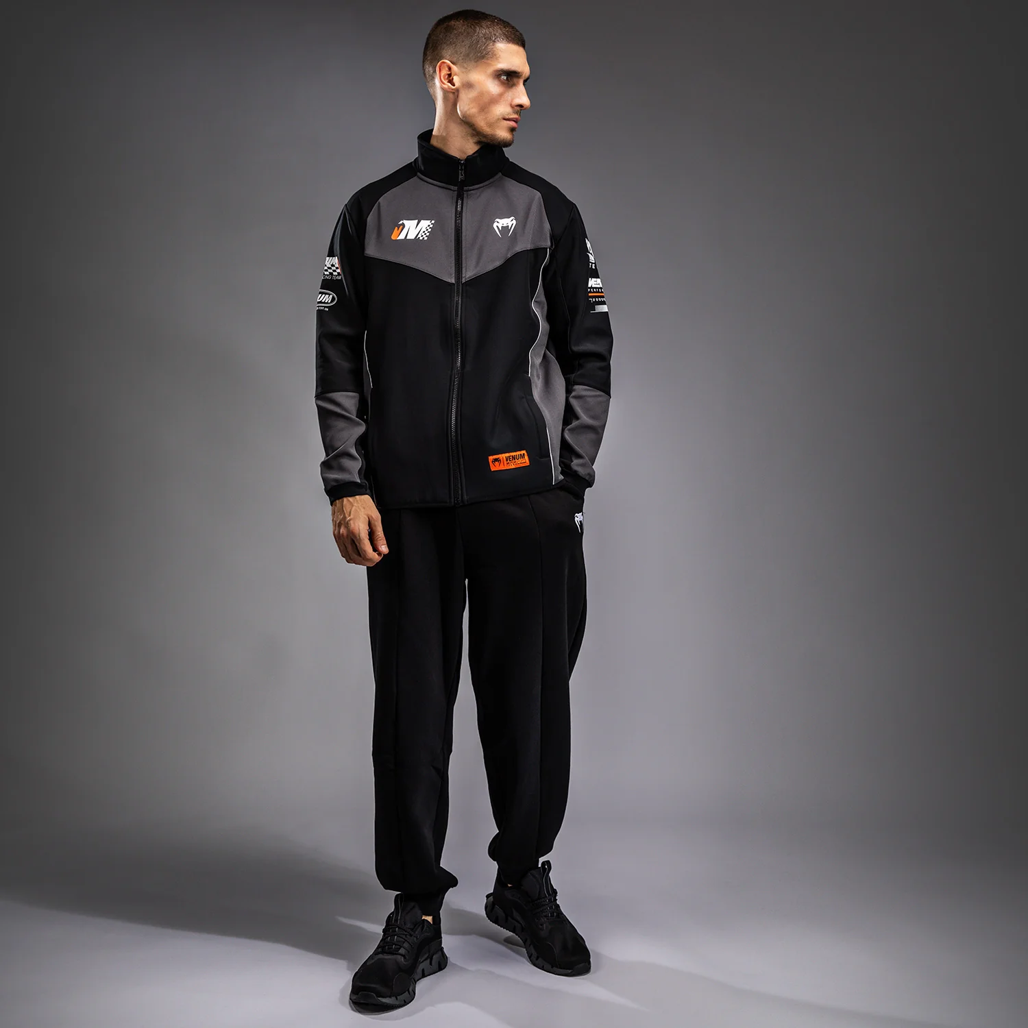 Venum Motorsport Chaqueta Softshell - Negro Profundo - Image 3