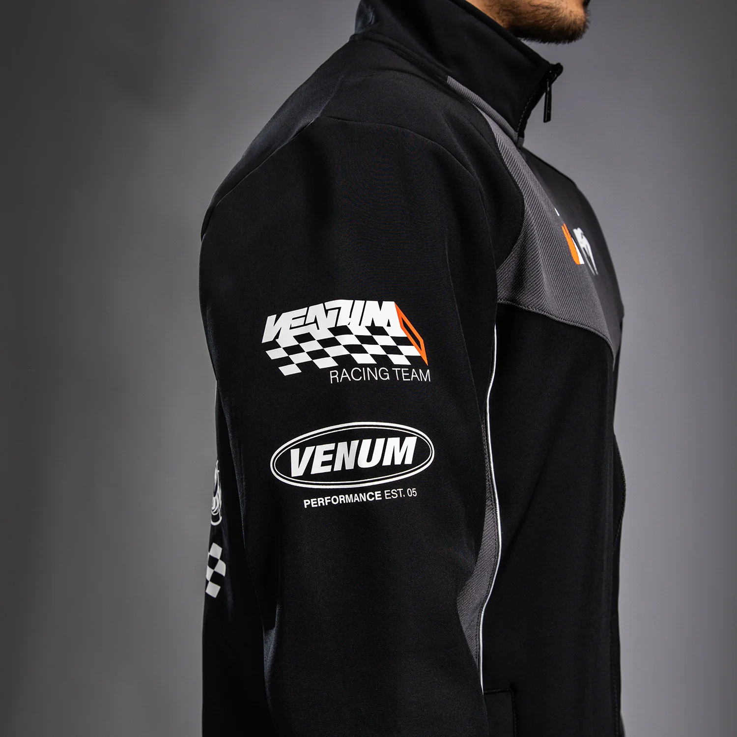 Venum Motorsport Chaqueta Softshell - Negro Profundo - Image 6