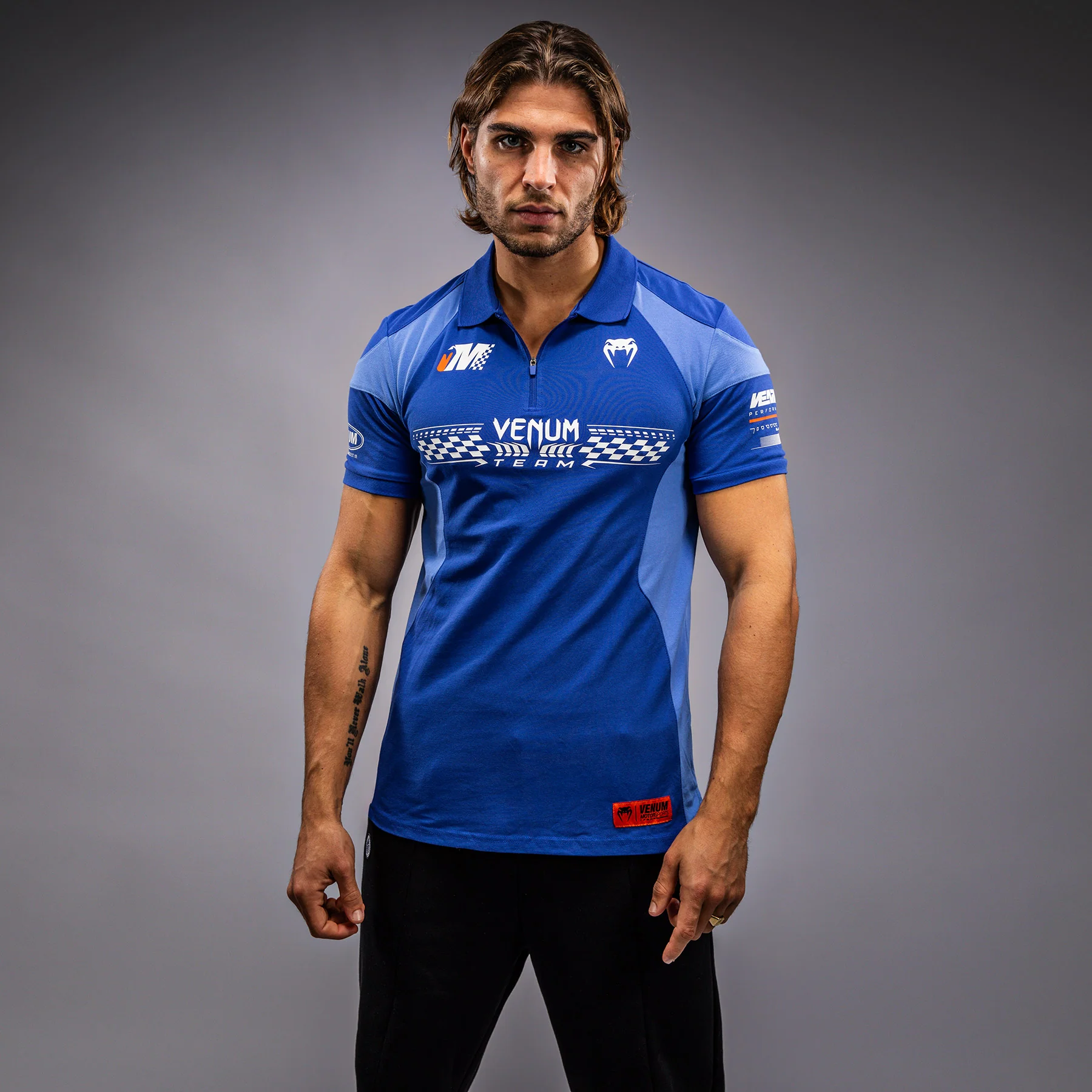 Venum Motorsport Polo de Algodón - Azul Real - Image 2