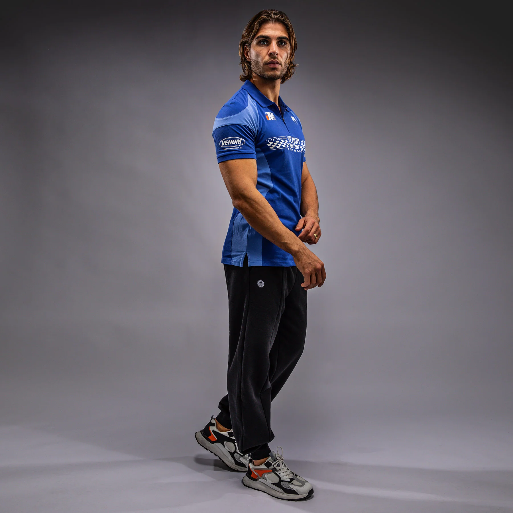 Venum Motorsport Polo de Algodón - Azul Real - Image 3