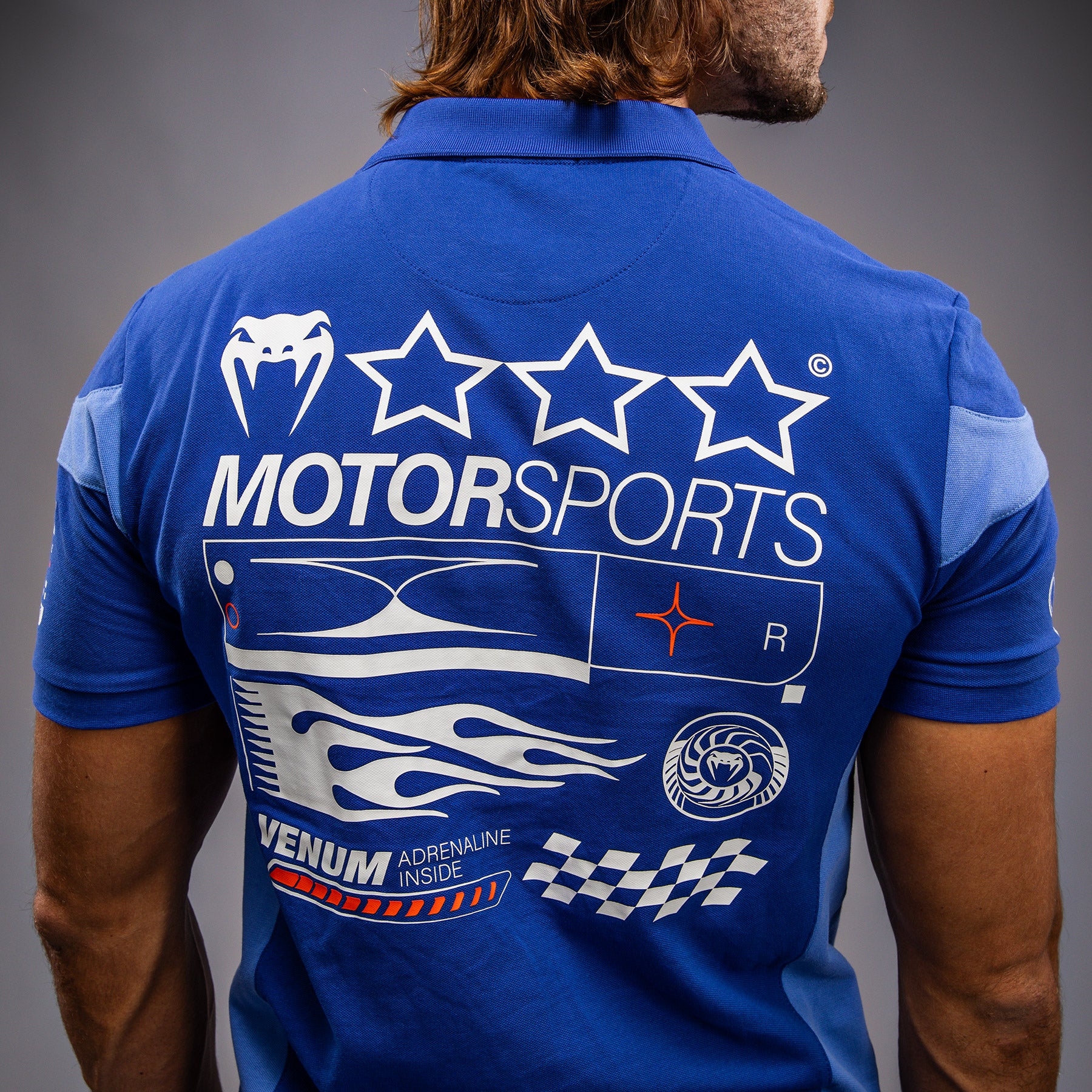 Venum Motorsport Polo de Algodón - Azul Real - Image 7
