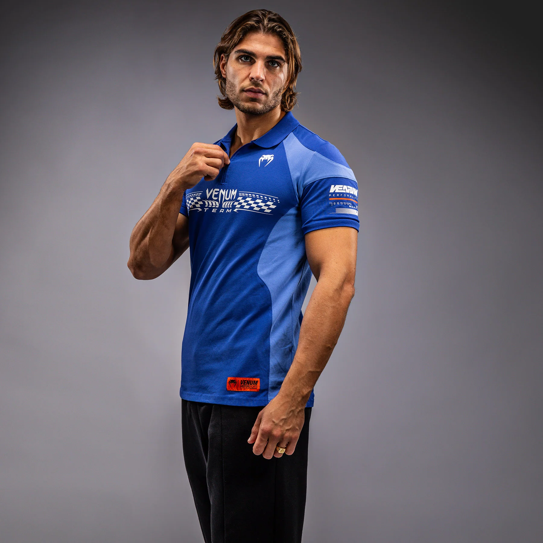 Venum Motorsport Polo de Algodón - Azul Real - Image 8
