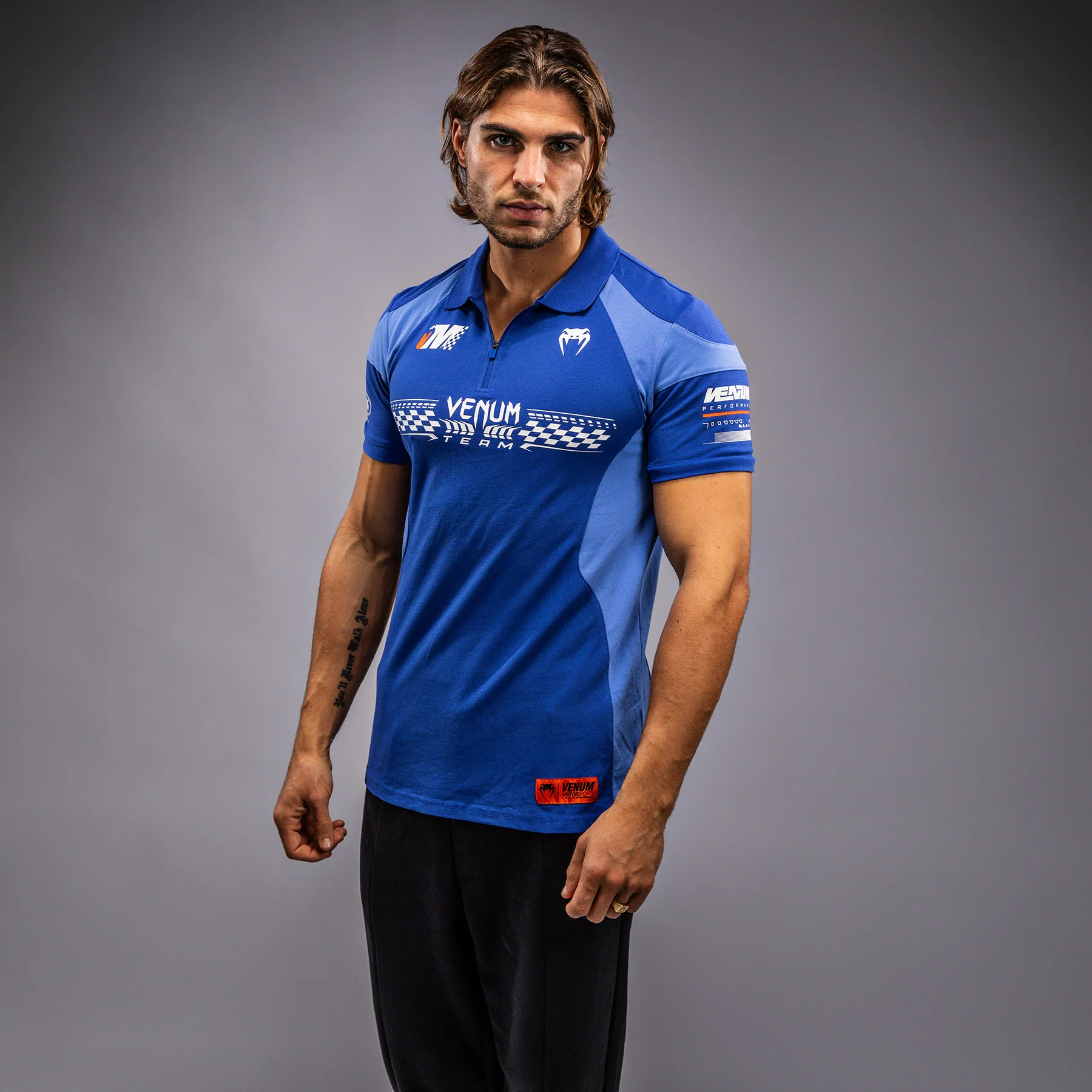 Venum Motorsport Polo de Algodón - Azul Real - Image 9