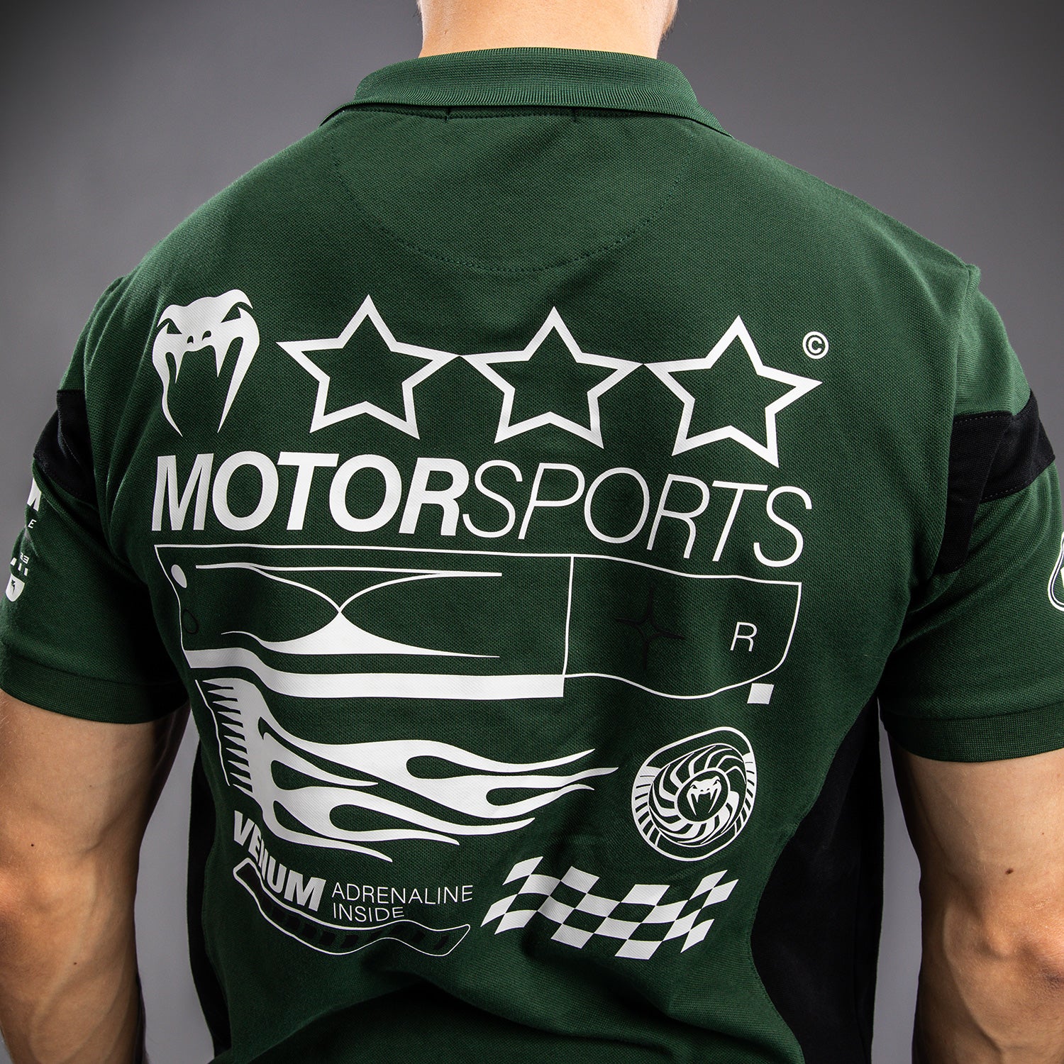 Venum Motorsport Polo de Algodón - Bosque Profundo - Image 8