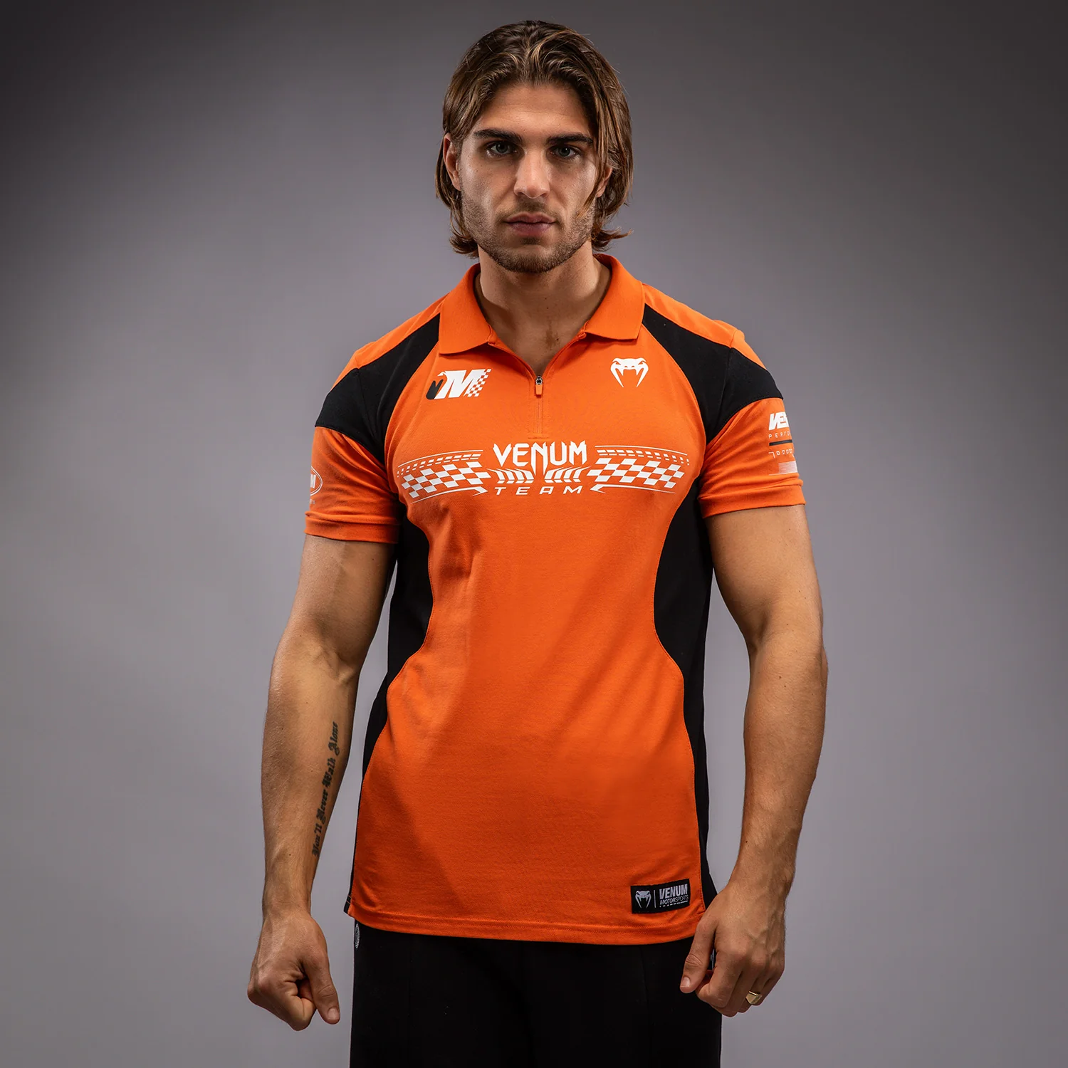 Venum Motorsport Polo de Algodón - Mandarina - Image 2