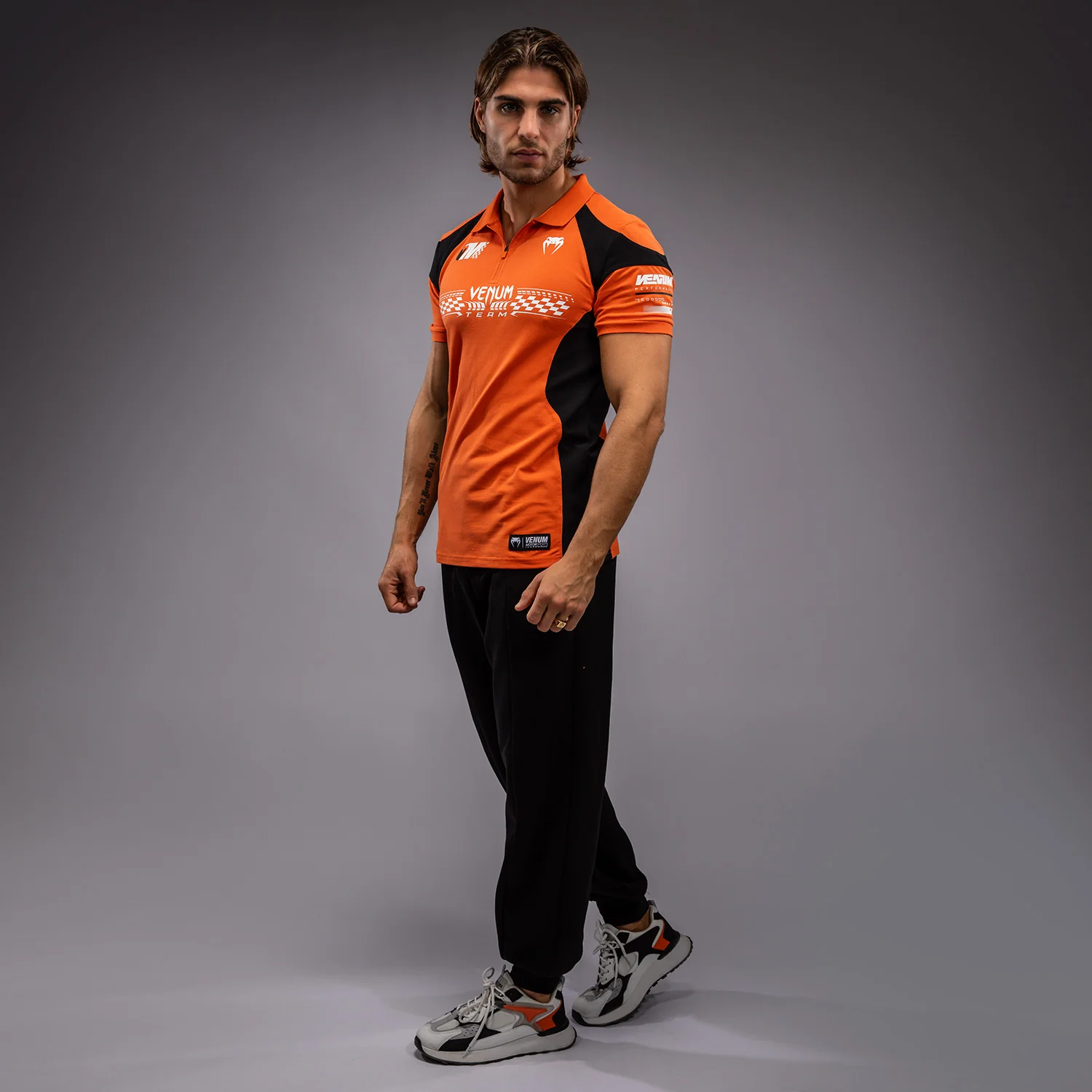 Venum Motorsport Polo de Algodón - Mandarina - Image 3