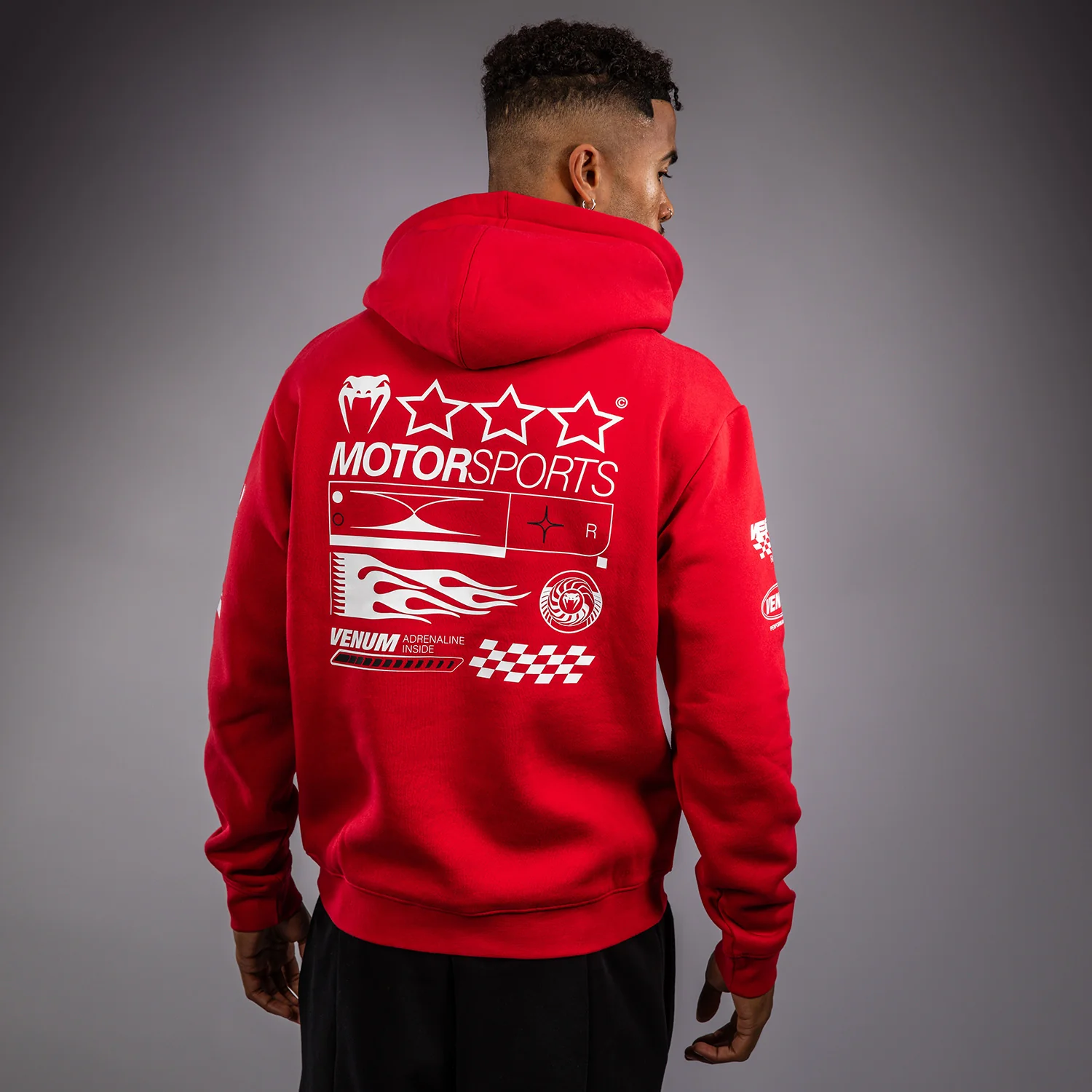 Venum Motorsport Sudadera con Capucha - Rojo Racer - Image 2