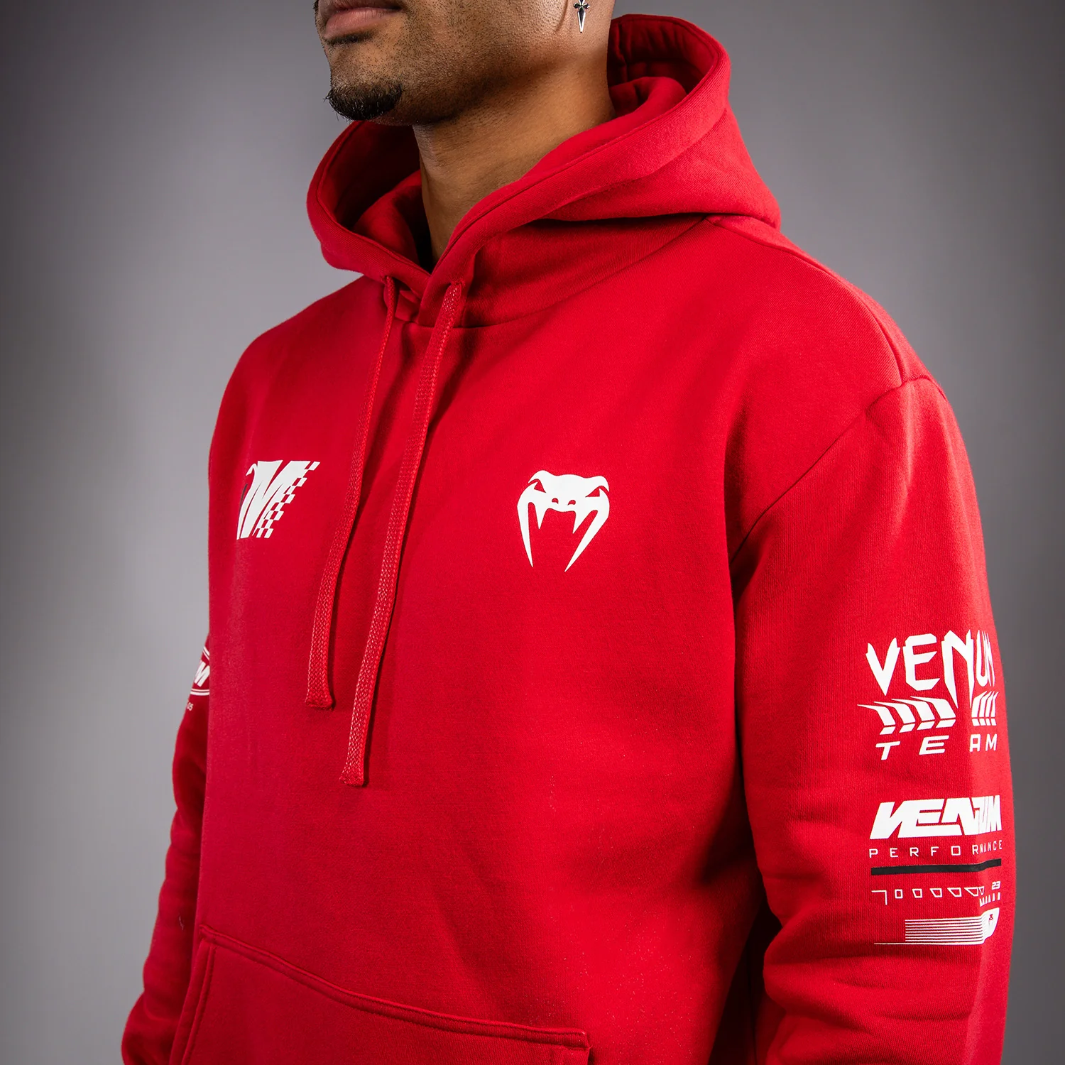 Venum Motorsport Sudadera con Capucha - Rojo Racer - Image 6