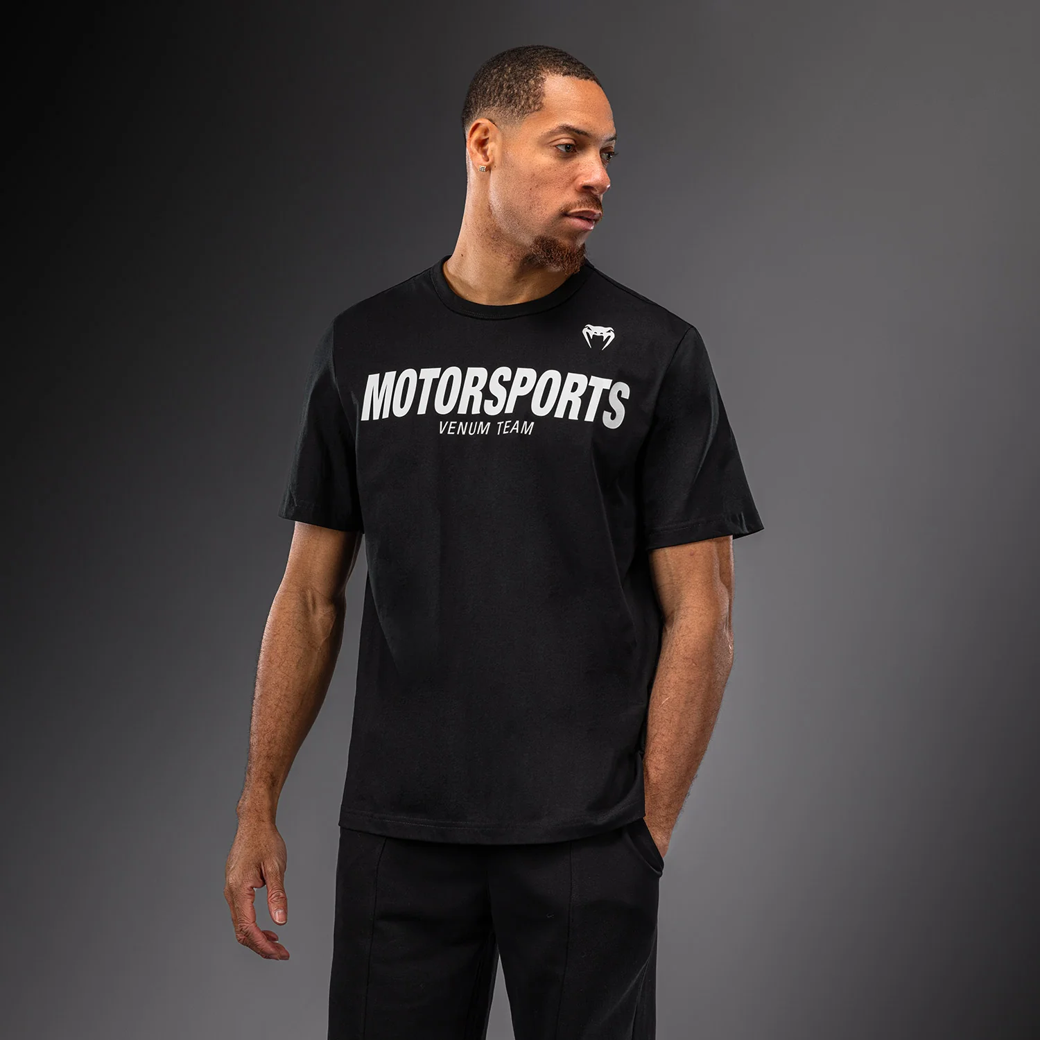 Venum Motorsports VT Camiseta - Negro/Blanco
