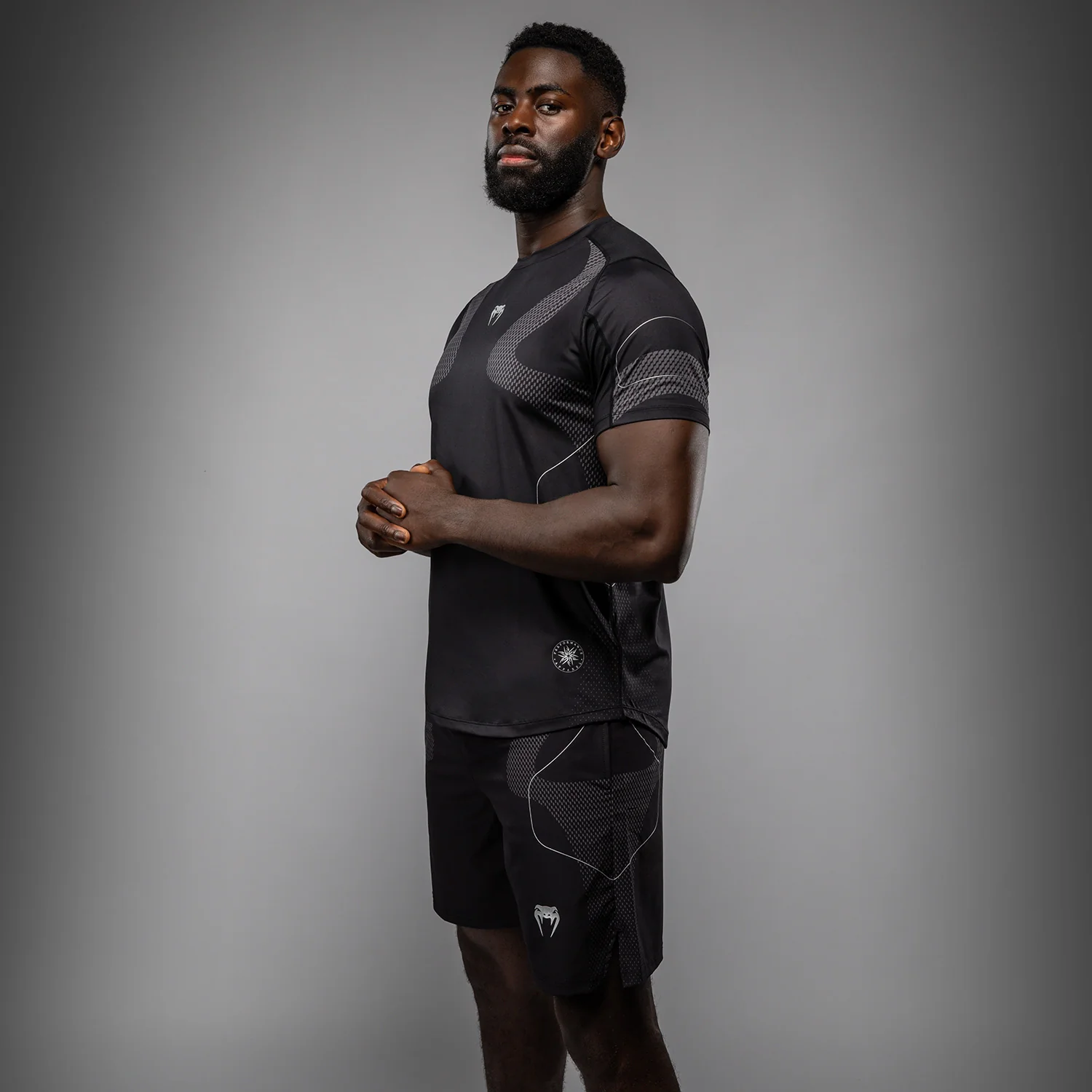 Venum Nexus Dry-Tech Camiseta – Negro/Plata - Image 5