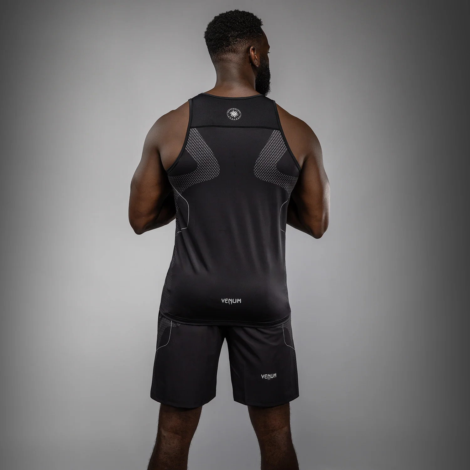 Venum Nexus Dry-Tech Camiseta Sin Mangas – Negro/Plata - Image 3
