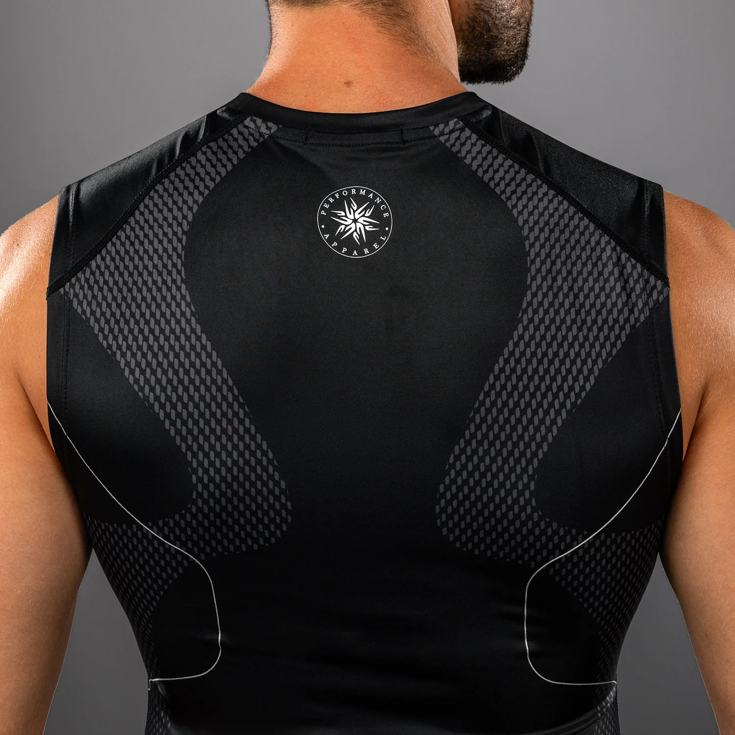Venum Nexus Rashguard Sin Mangas – Negro/Plata - Image 5