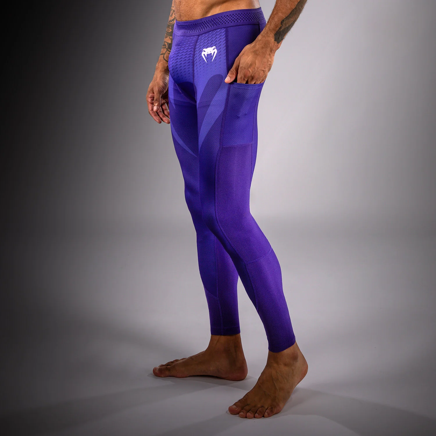 Venum No Gi Pantalones Ajustados - Morado - Image 2