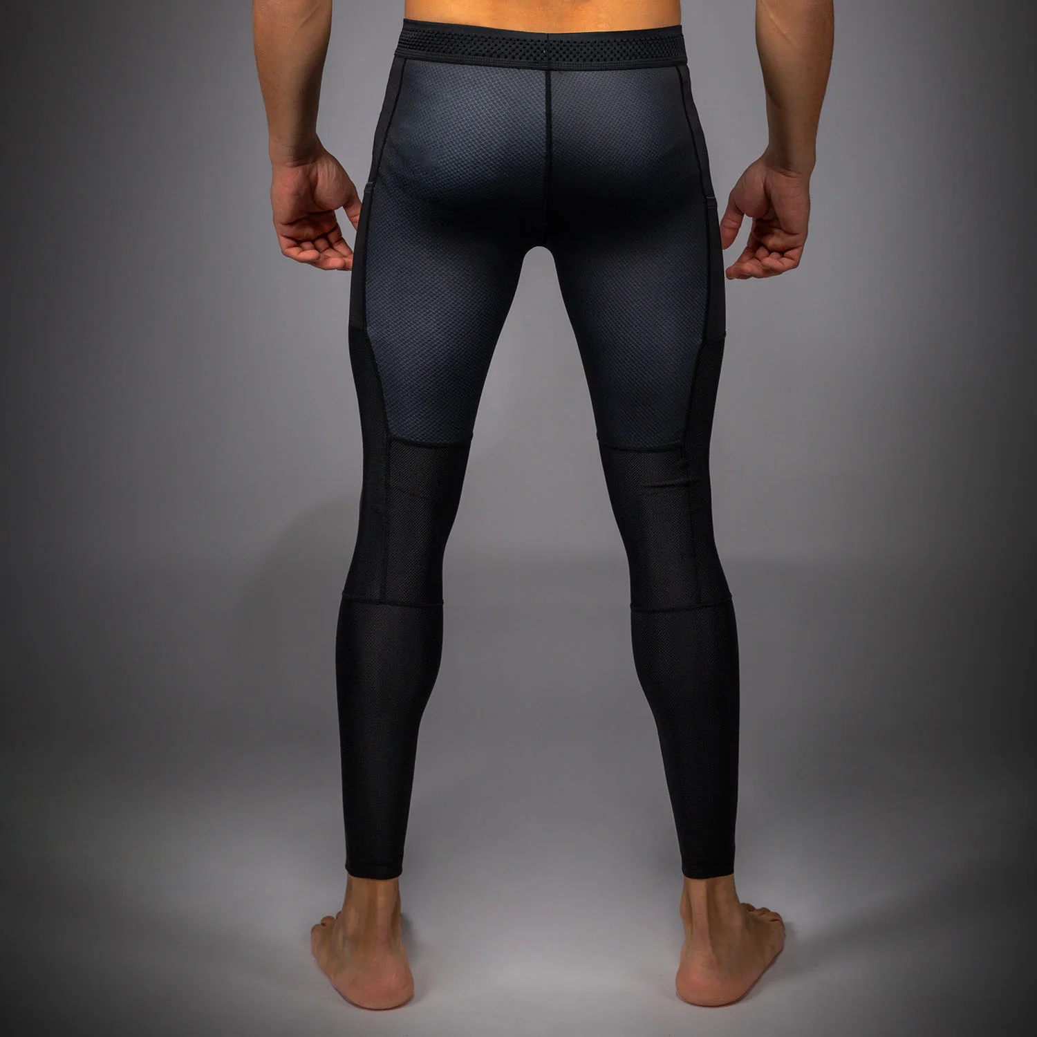 Venum No Gi Pantalones Ajustados - Negro/Blanco - Image 3