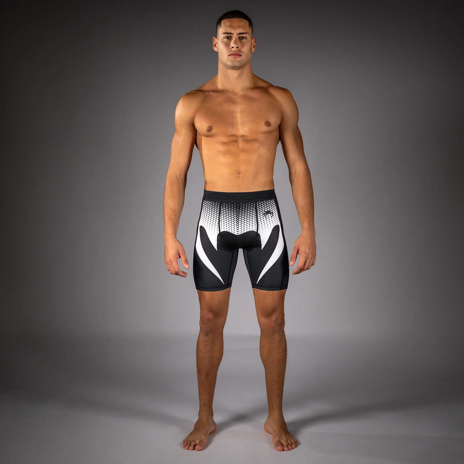 Venum No Gi Pantalones Cortos Vale Tudo - Negro/Blanco - Image 6