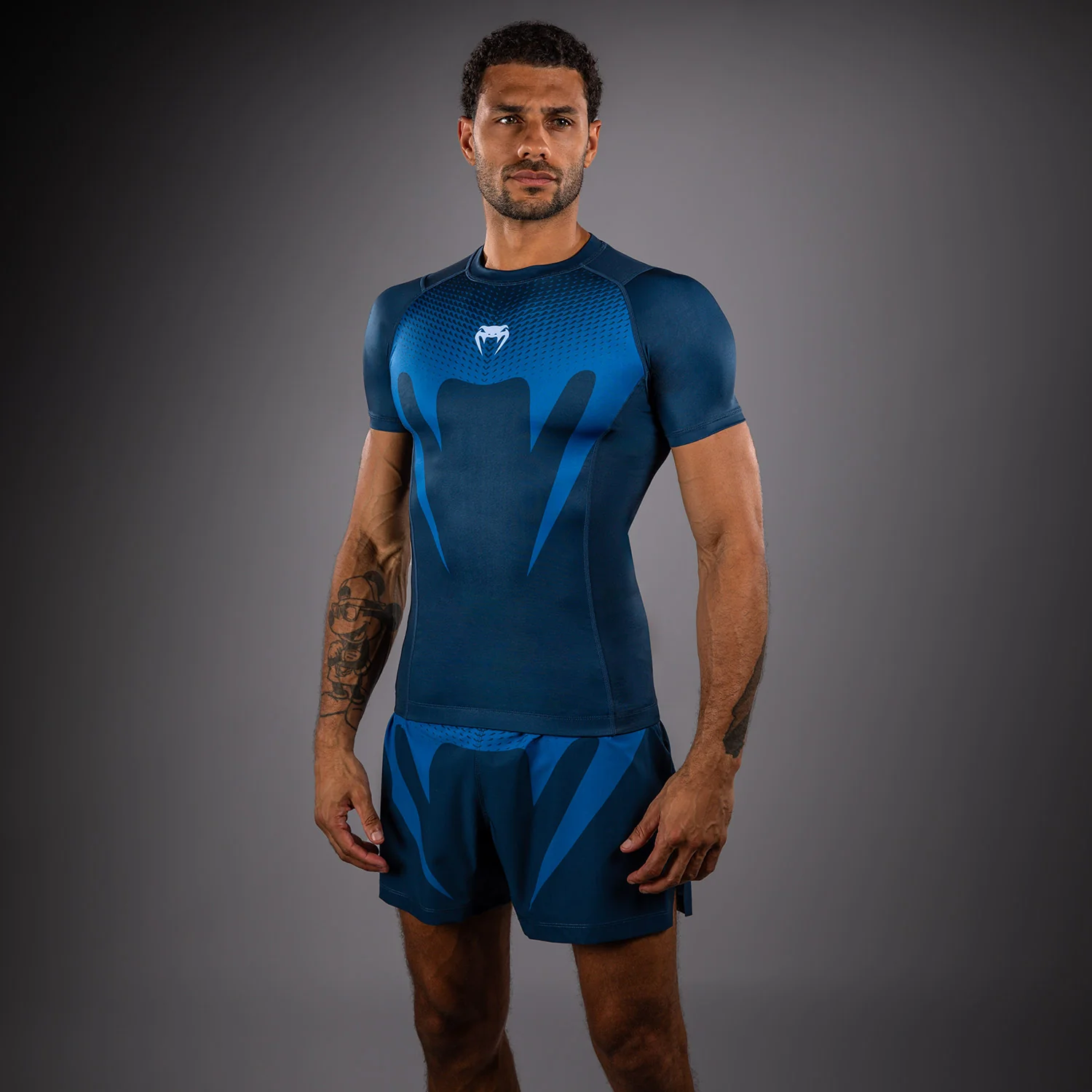 Venum No Gi Rashguards - Índigo - Image 2