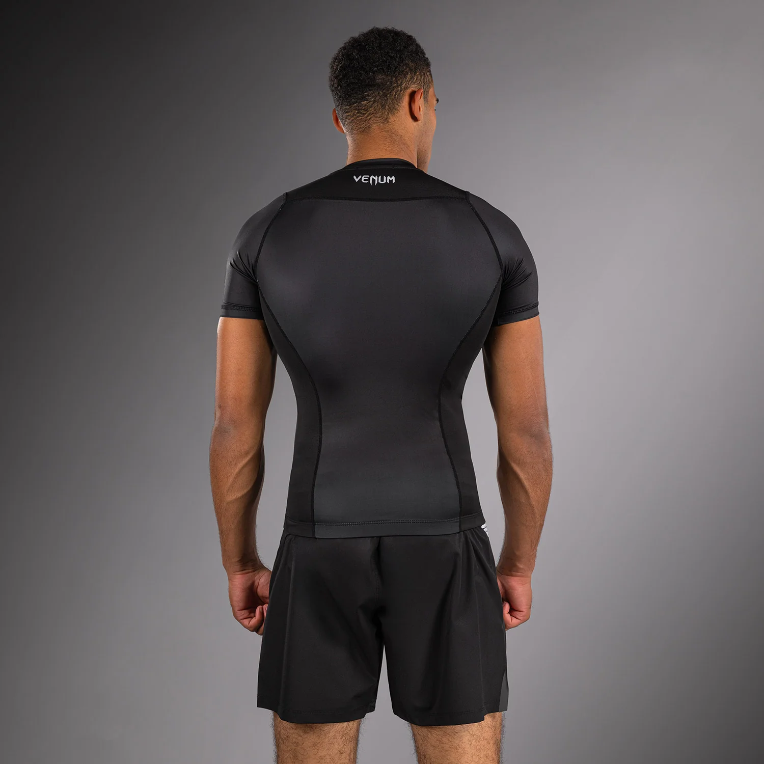 Venum No Gi Rashguards - Negro/Blanco - Image 3