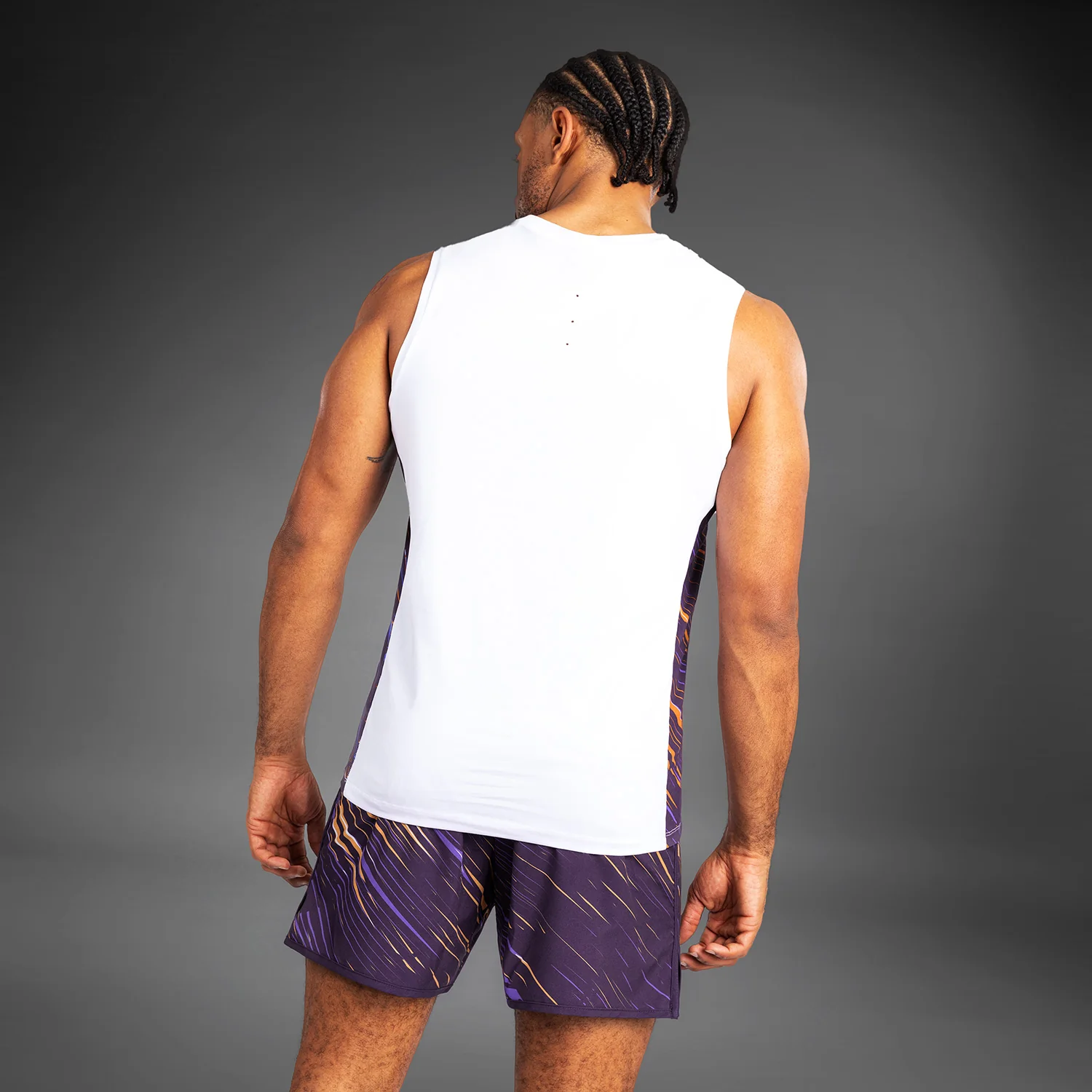 Venum Rapid Camiseta de Tirantes para Hombre - Blanco/Morado Oscuro - Image 4