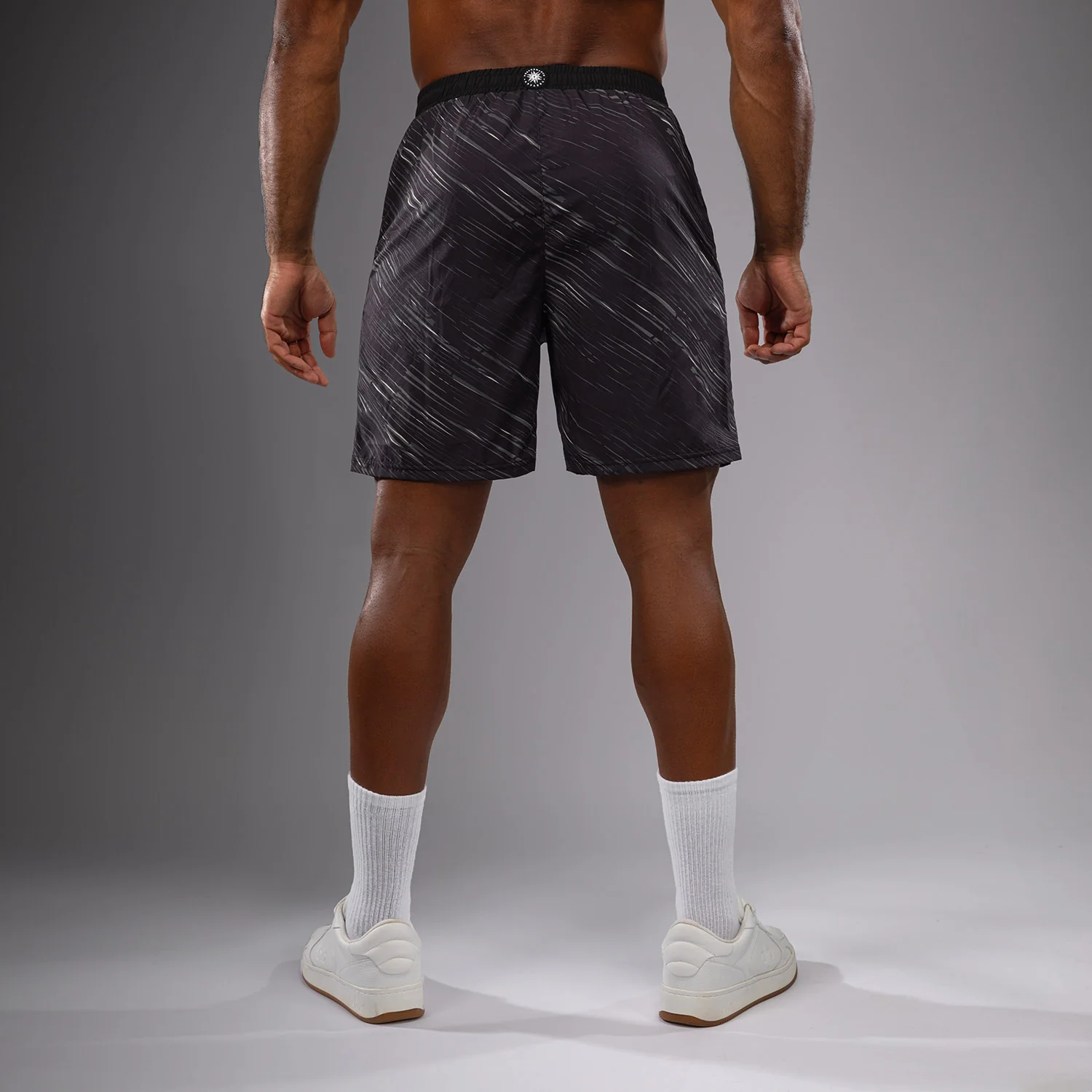 Venum Rapid Pantalones Cortos de Entrenamiento - Negro/Gris Tormenta - Image 3