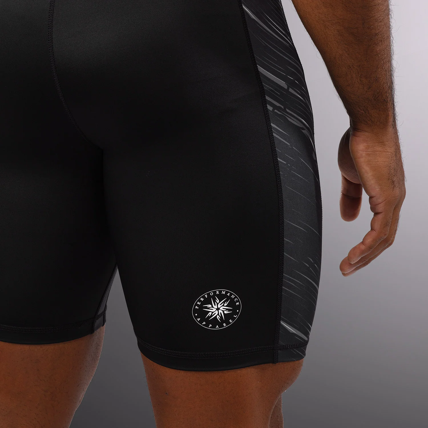 Venum Rapid Pantalones Cortos Vale Tudo - Negro/Gris Tormenta - Image 6