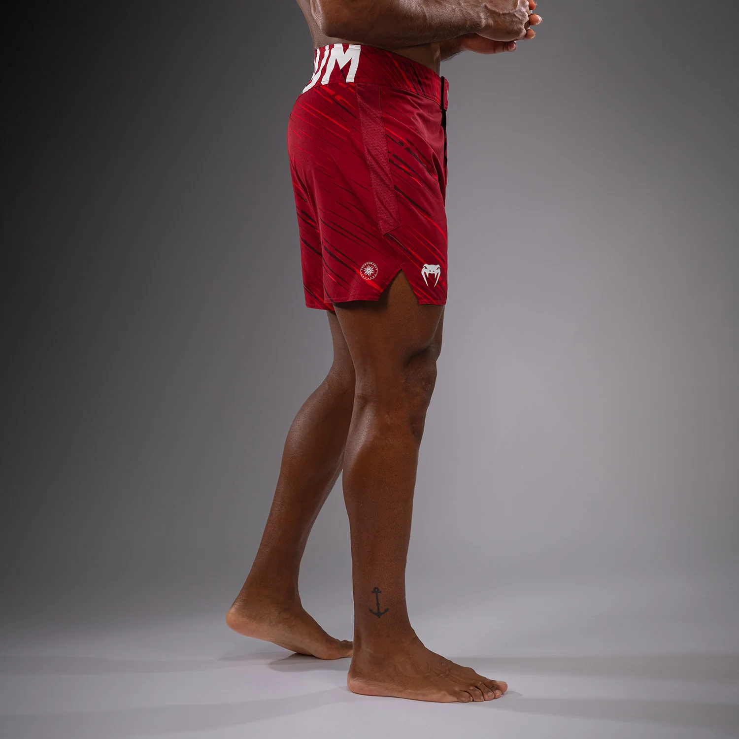 Venum Rapid Light Pantalones de Lucha - Rojo Cereza - Image 4