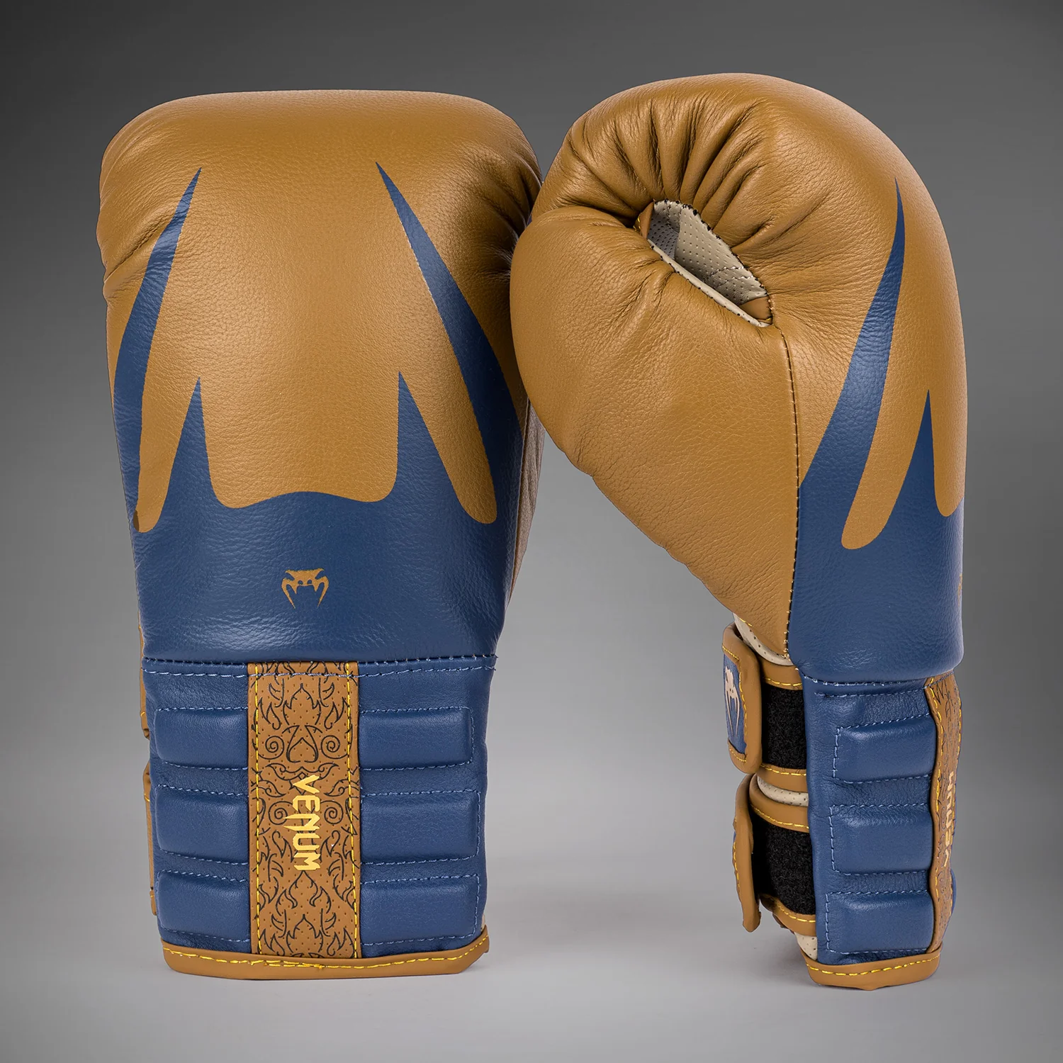 Venum Reverso Guantes de boxeo - Camel/Azul real - Image 2