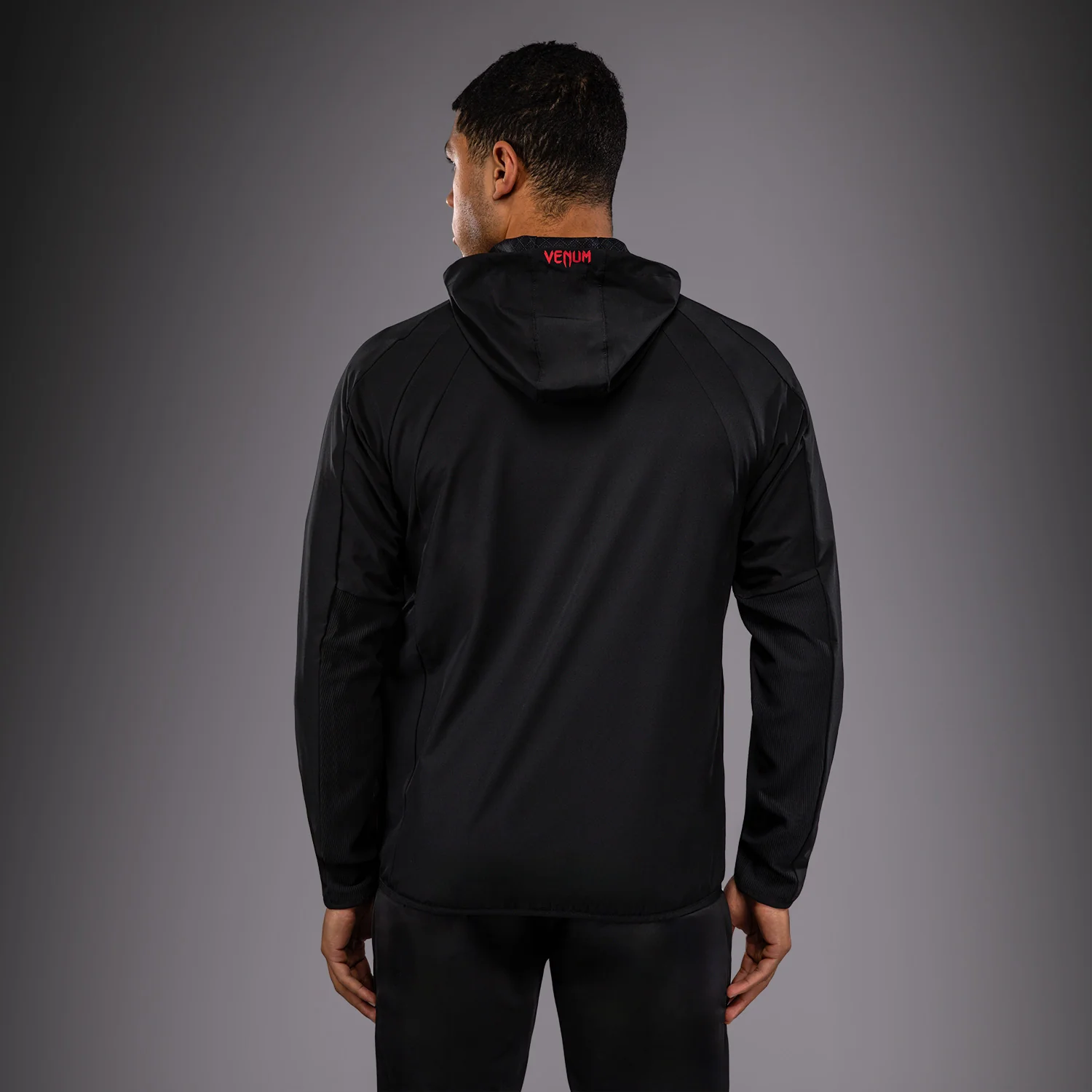 Venum Roger Gracie Signature Chaqueta de Chándal - Negro/Rojo - Image 3