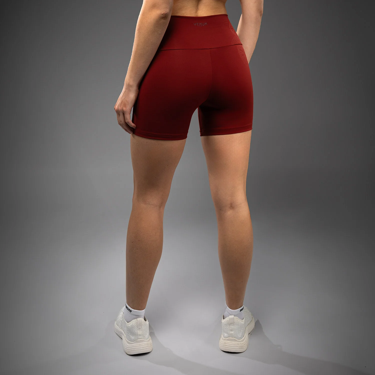 Venum Serpenti Pantalones Cortos Vale Tudo Mujer – Burdeos/Marfil - Image 2