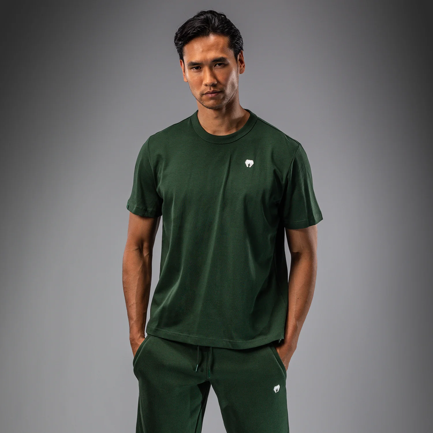 Venum Silent Power Camiseta - Verde Bosque - Image 2