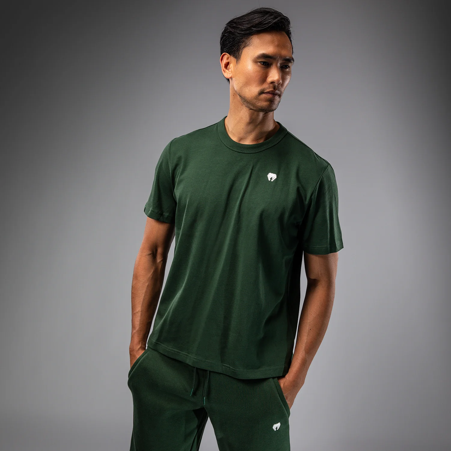 Venum Silent Power Camiseta - Verde Bosque - Image 3