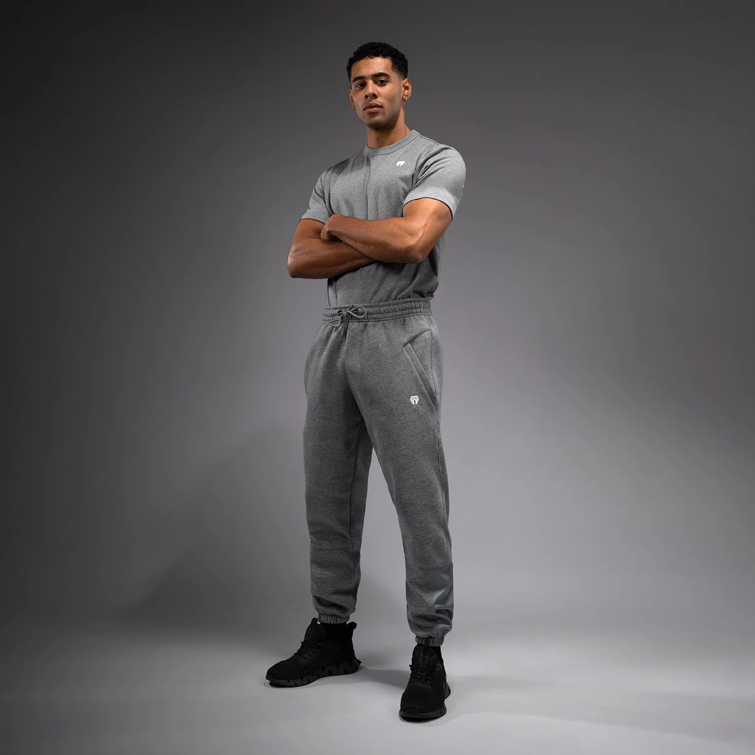 Venum Silent Power Joggers - Nublado Gris - Image 4