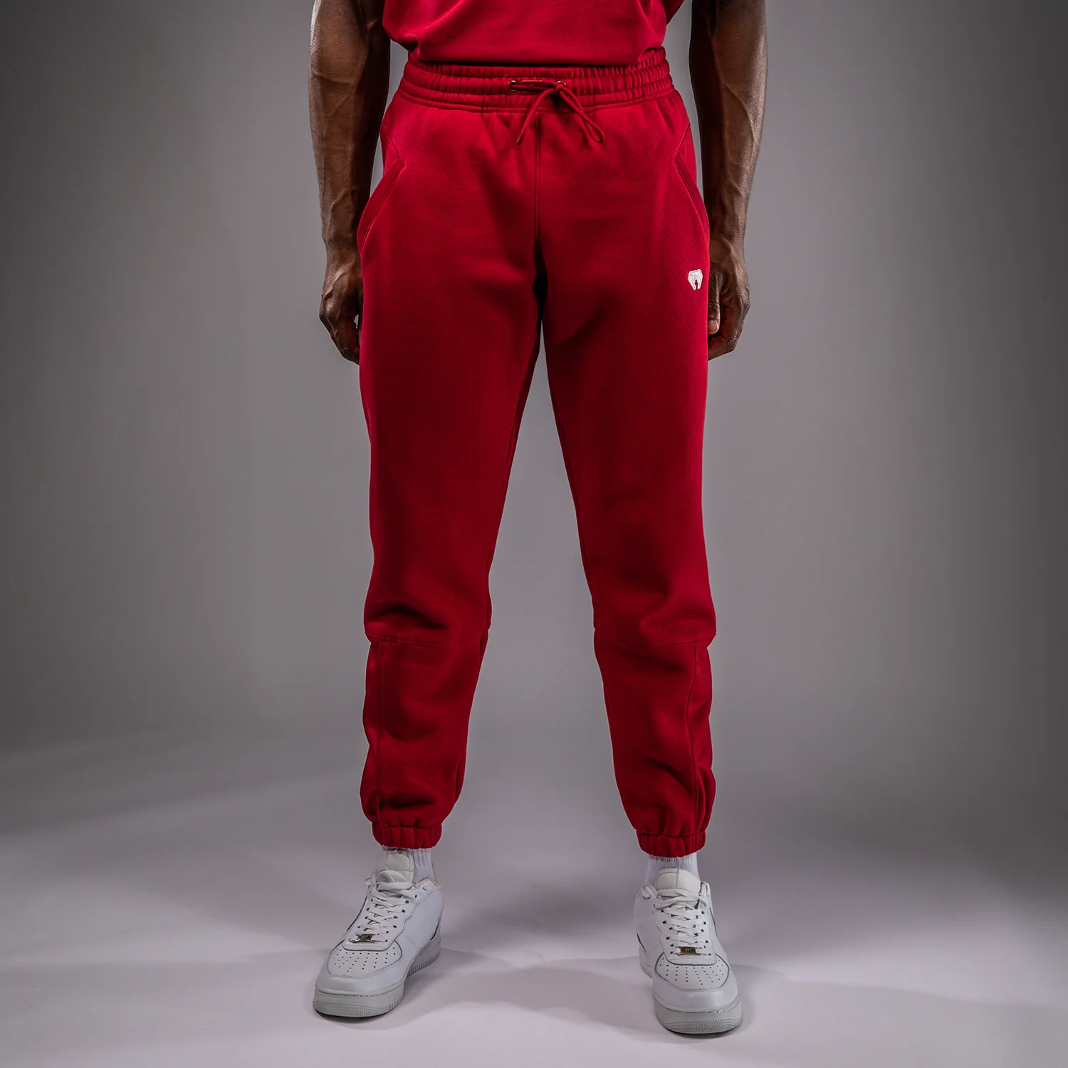Venum Silent Power Joggers - Rojo Cereza - Image 3